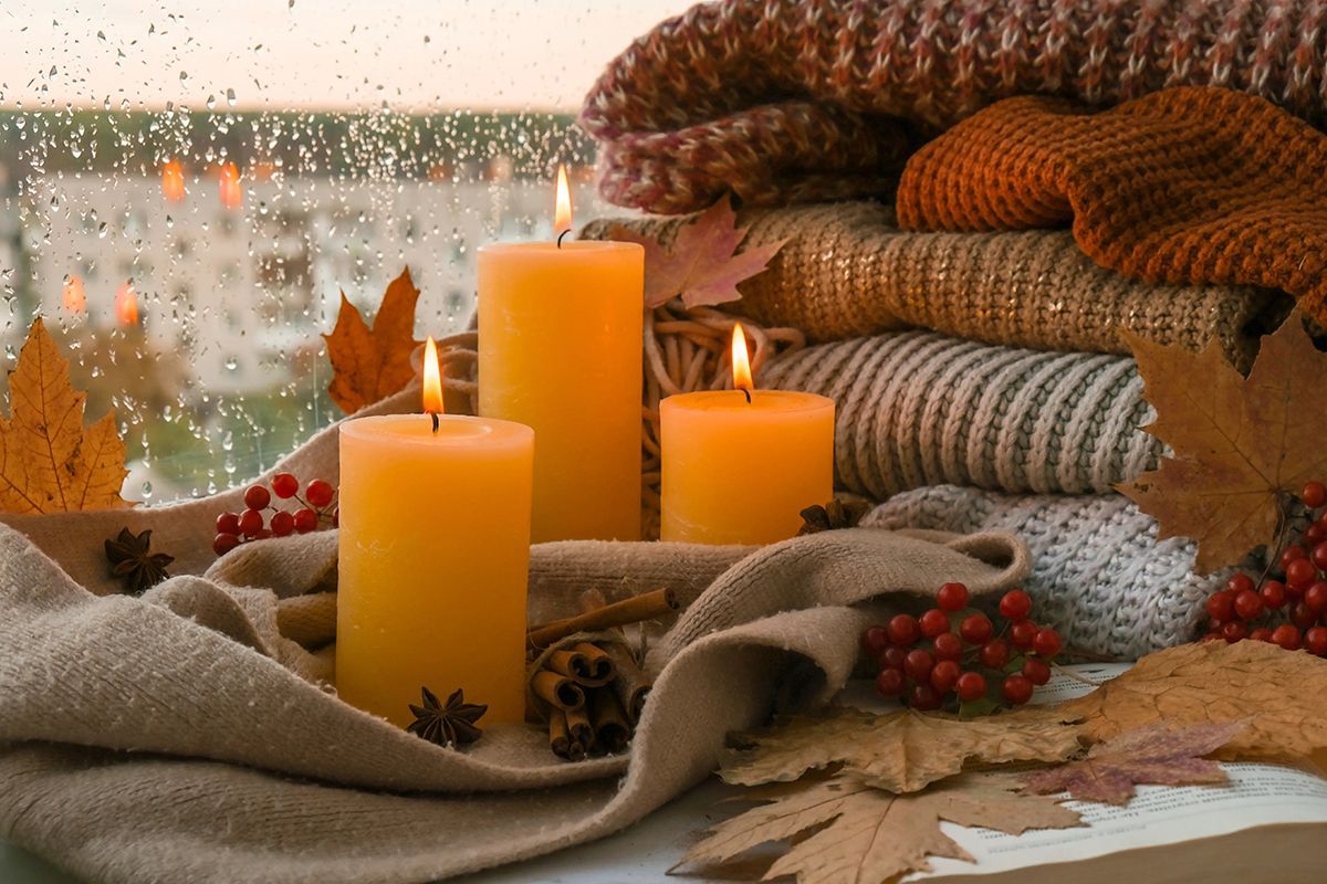 1200x800 Eco Style Fall Candle Decorations