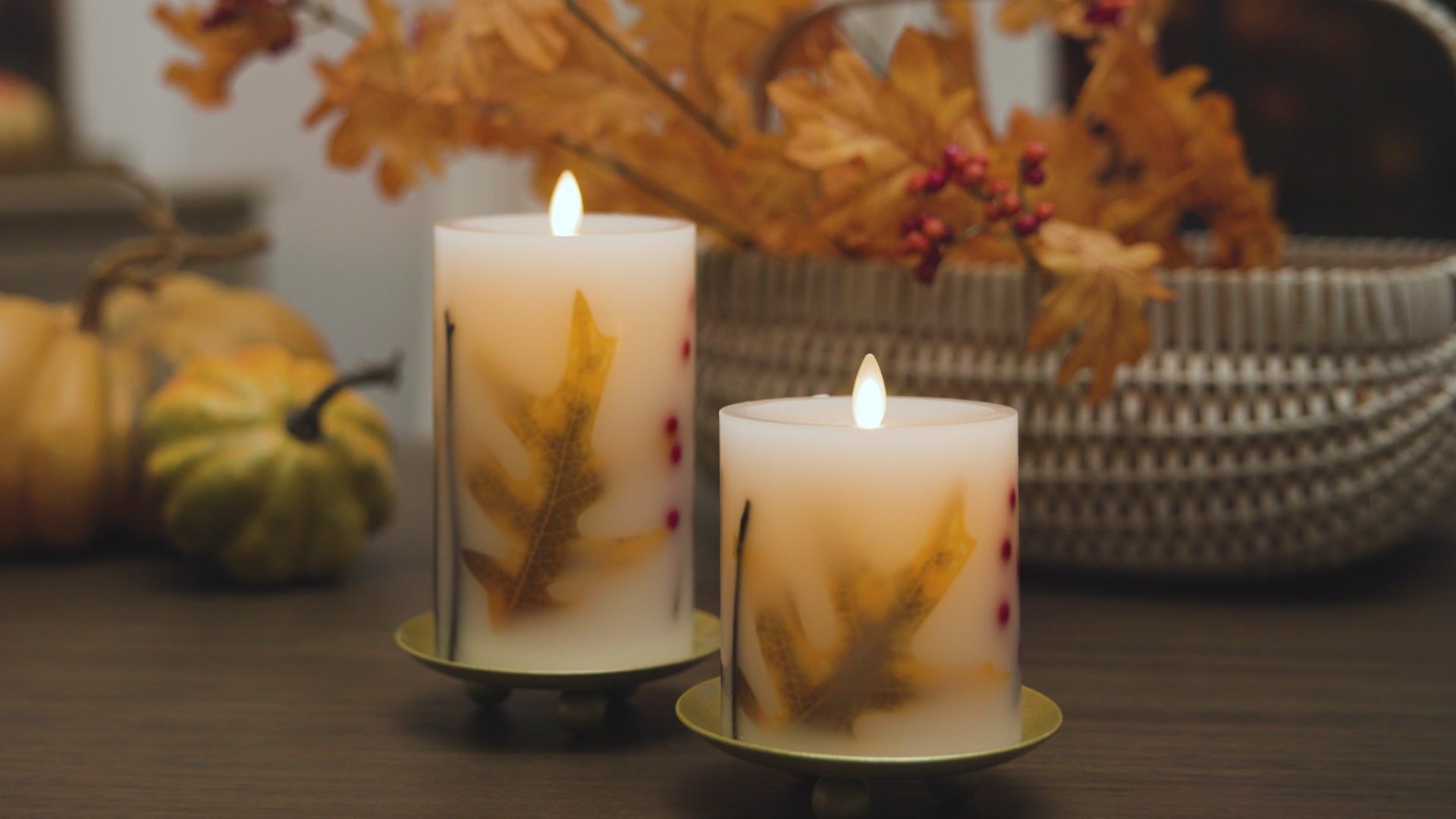 1920x1080 Twigs Flameless Candle Pillar