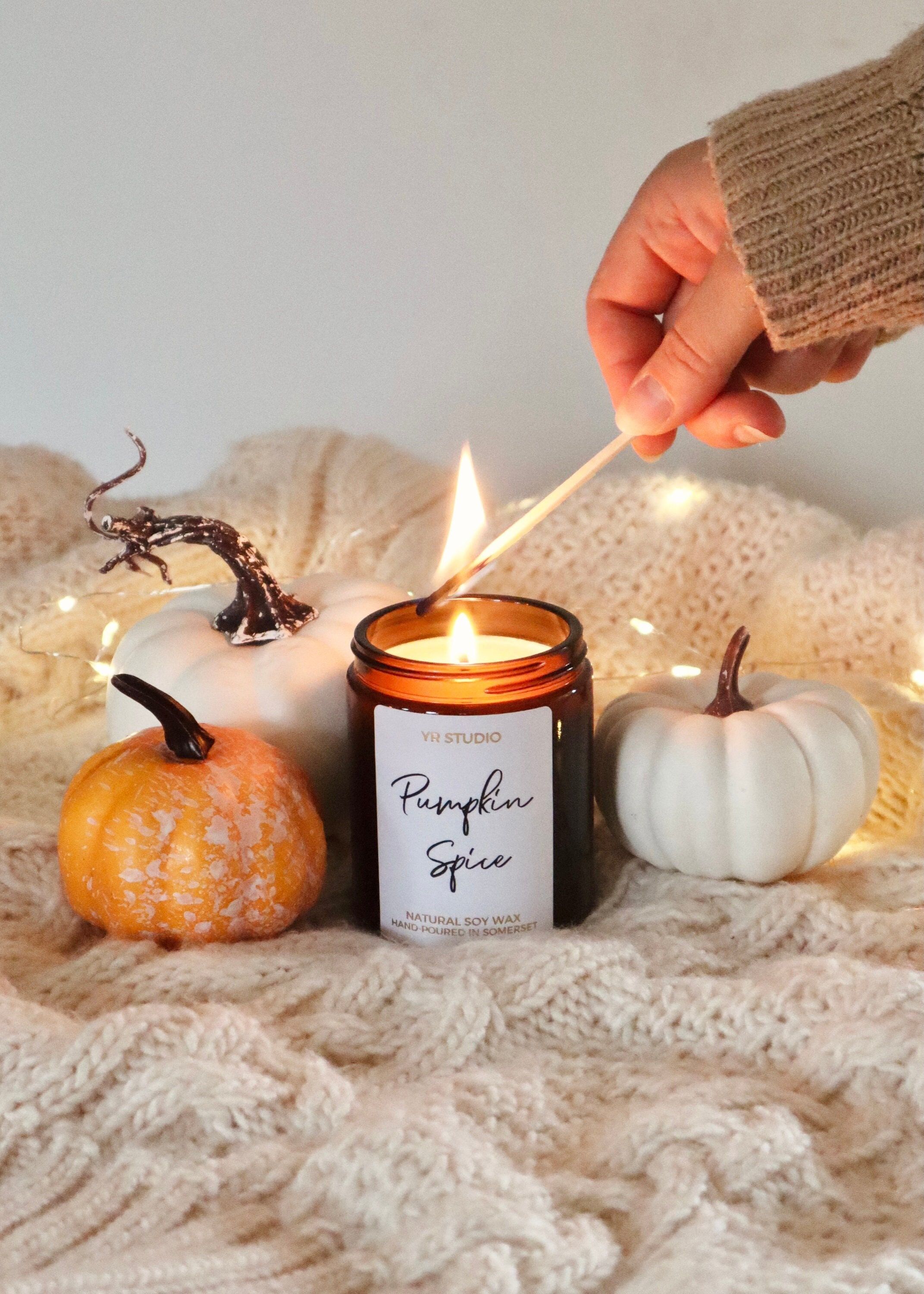 2143x3000 Pumpkin Spice Candle, Cosy Fall, Autumn
