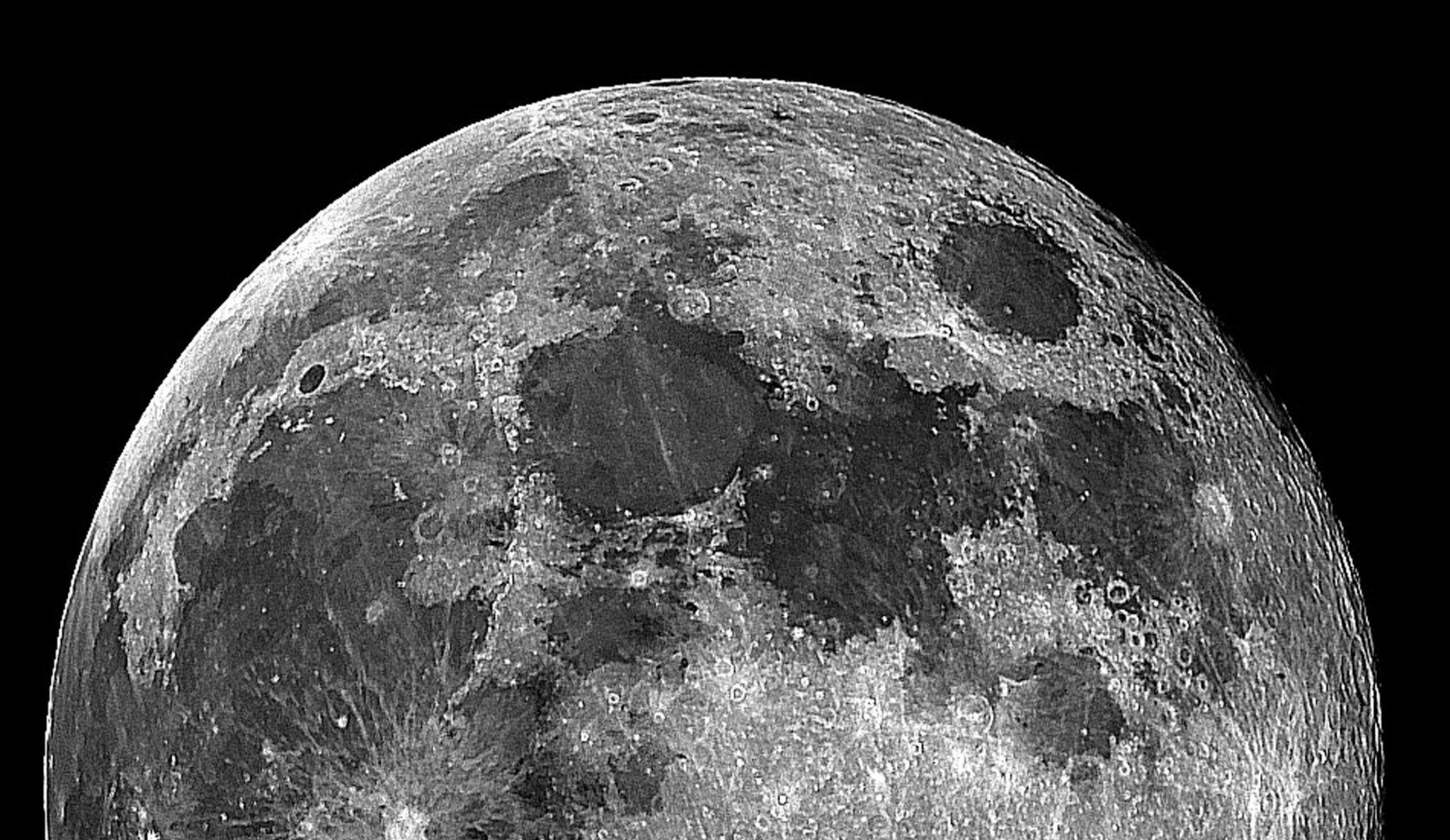 2048x1187 Moon Wallpaper HD