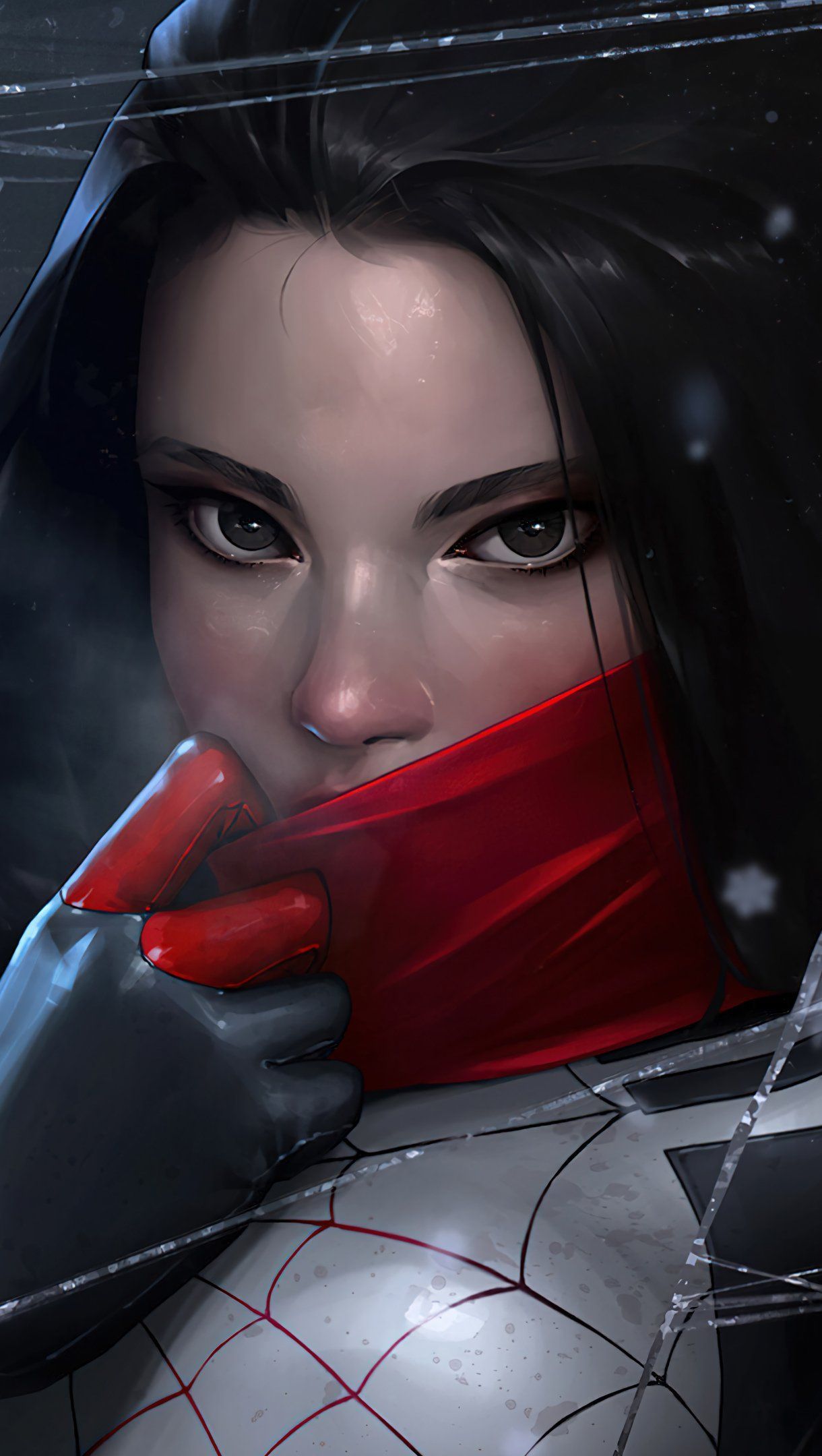 1220x2160 Silk Marvel Comics Wallpaper 4k HD
