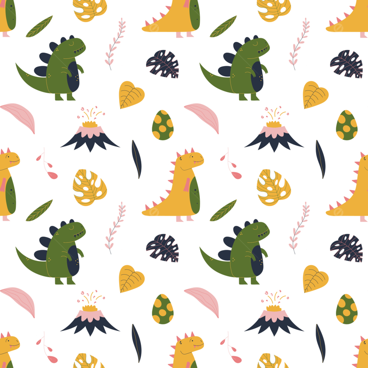 1200x1200 Yellow Dinosaur Background Image, HD