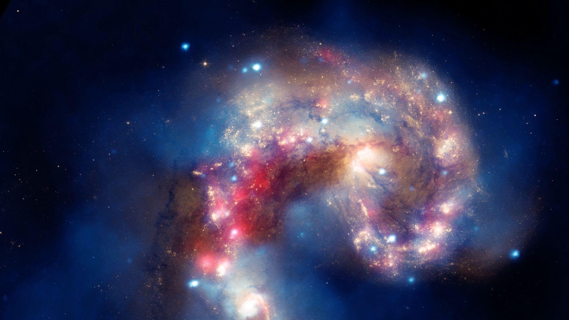 1920x1080 Download wallpaper 1920x1080 galaxy, stream, constellations