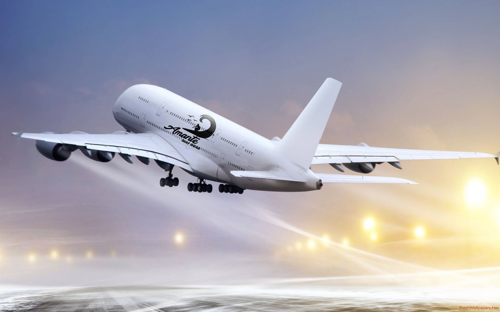 1920x1200 Google Flights Airbus A380 Wallpaper