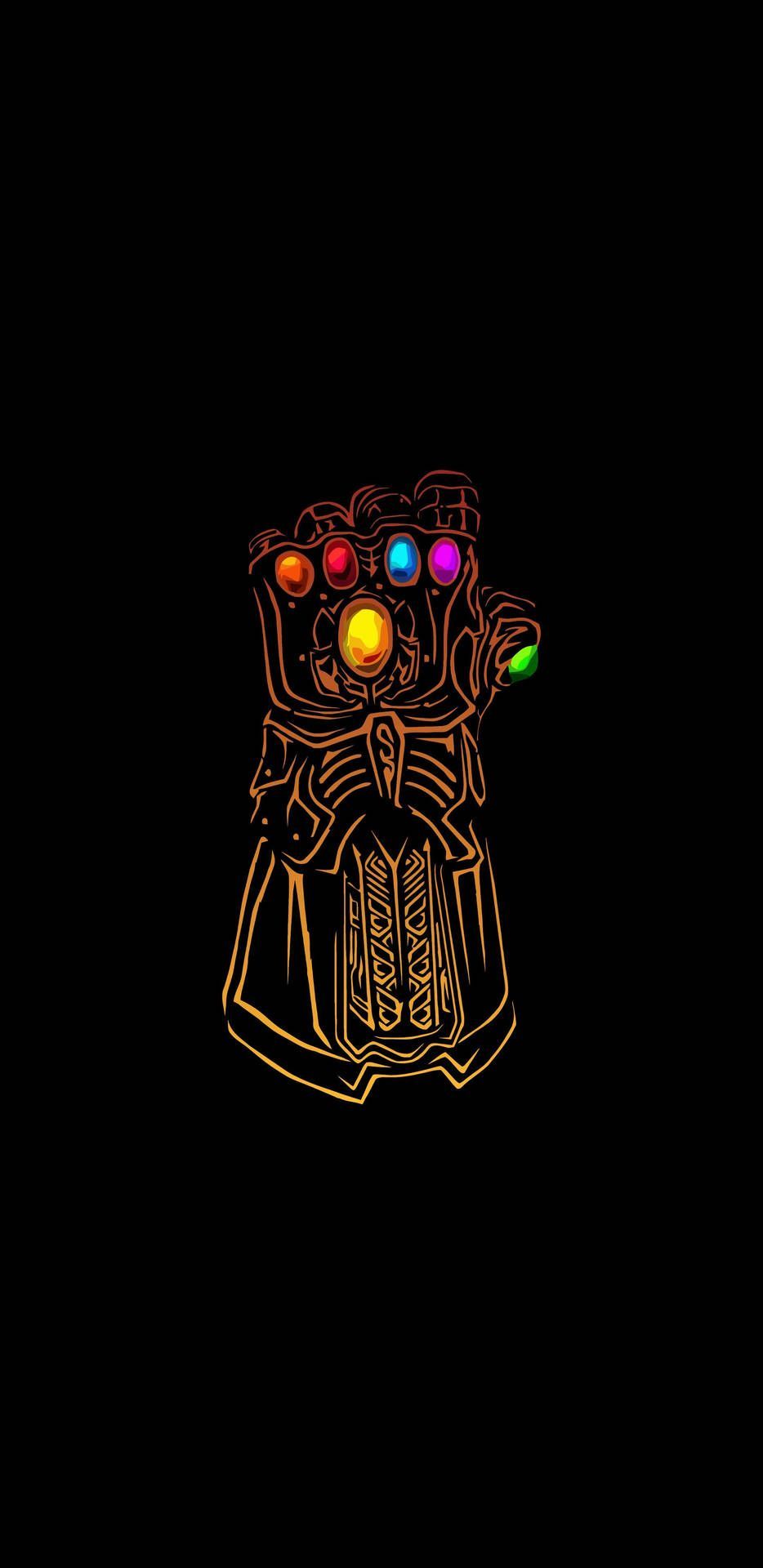 934x1920 Oled 4k Infinity Gauntlet Wallpaper