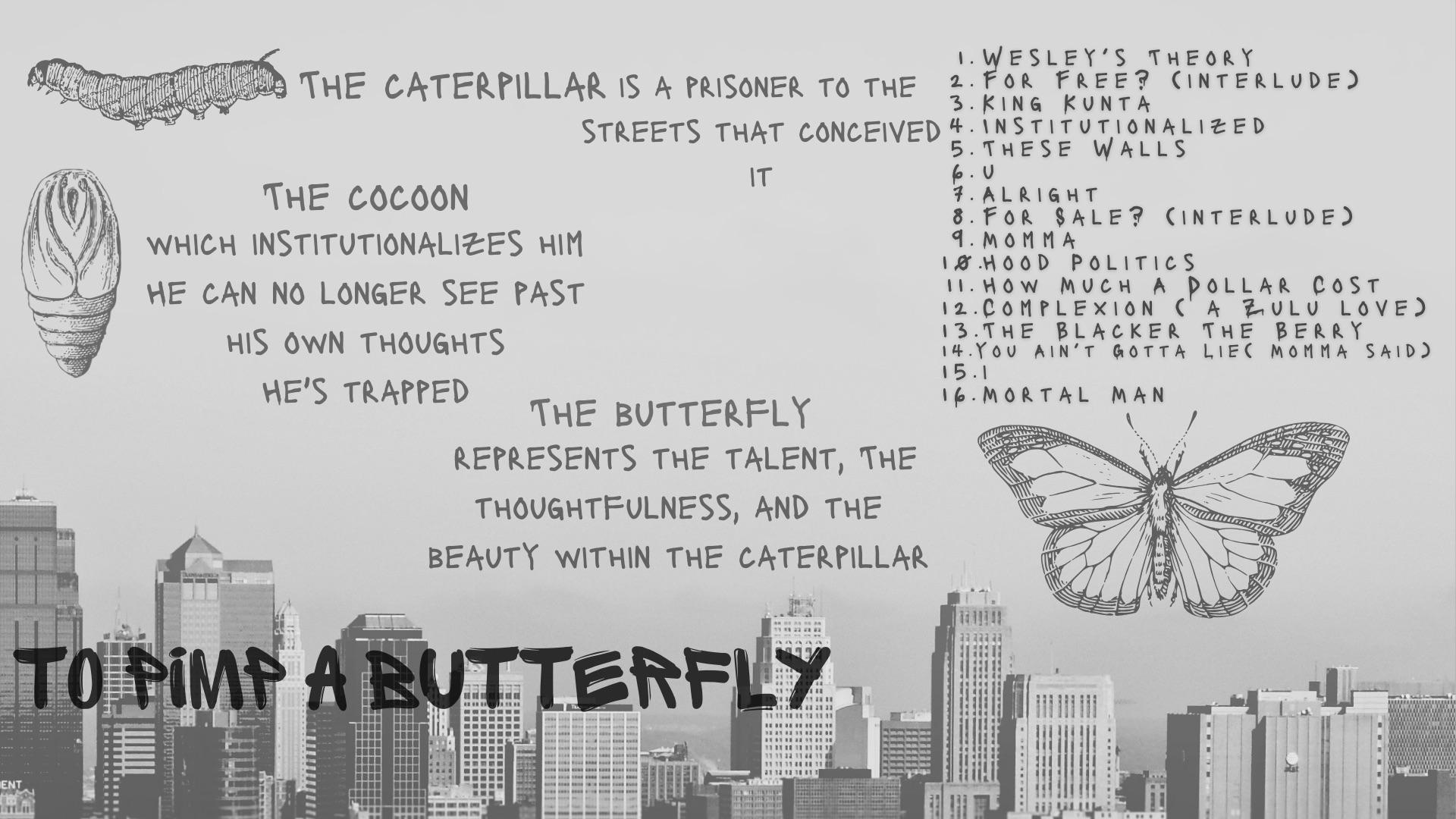 1920x1080 Butterfly by Kendrick Lamar wallpaper