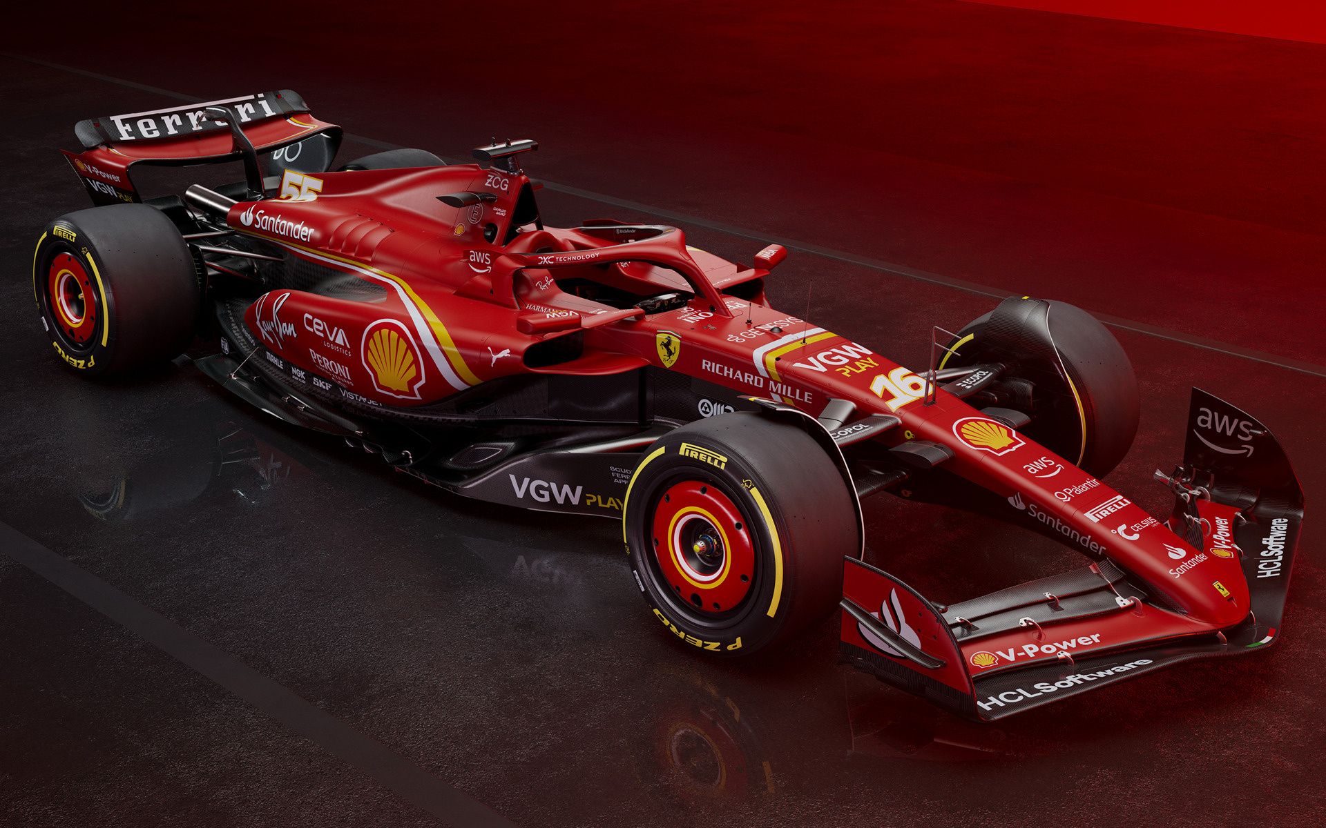 1920x1200 Ferrari SF 24 And HD
