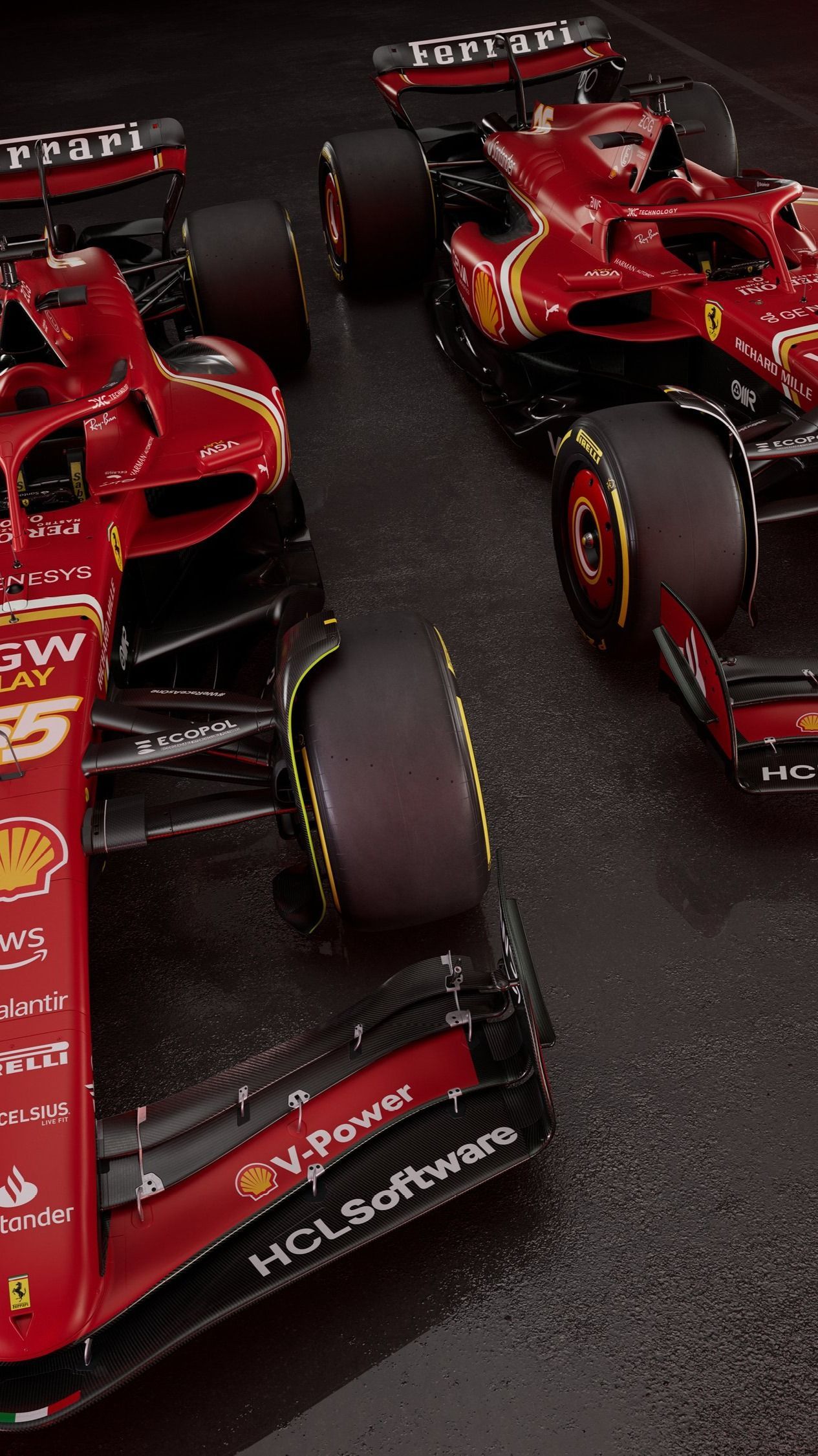 1265x2250 Ferrari SF 24 Wallpaper