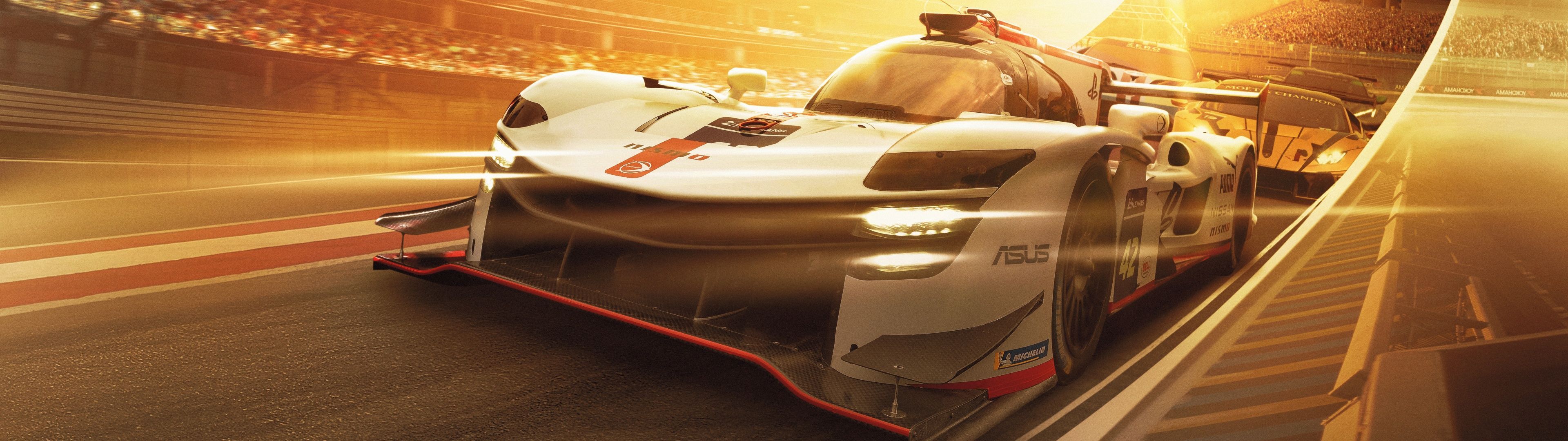 3840x1080 Nissan Vision Gran Turismo Wallpaper 4K