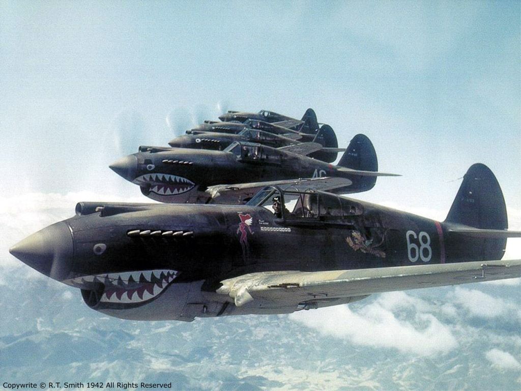 1024x768 P 40 Warhawk Wallpaper