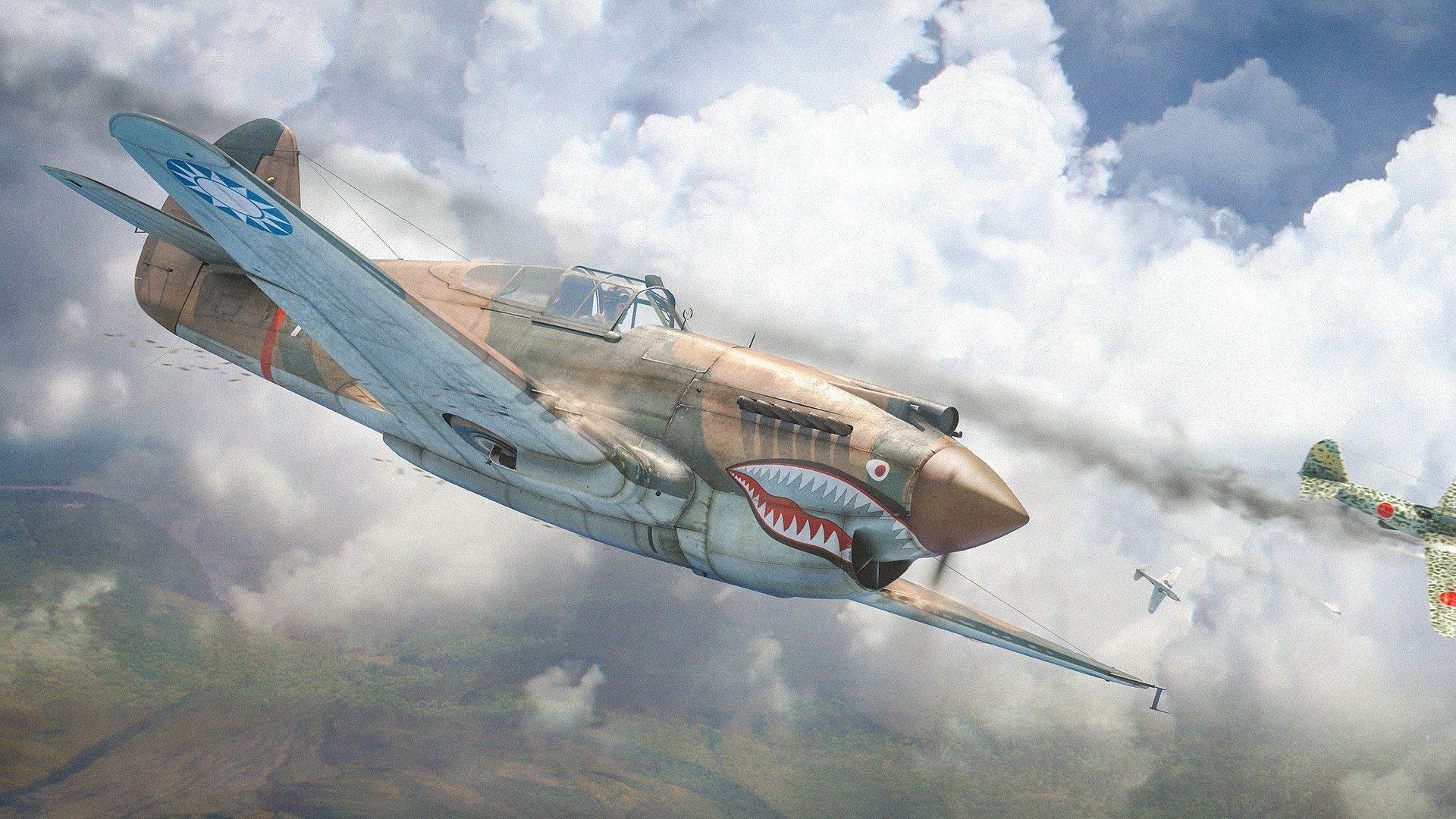 1920x1080 Military Curtiss P 40 Warhawk HD Wallpaper