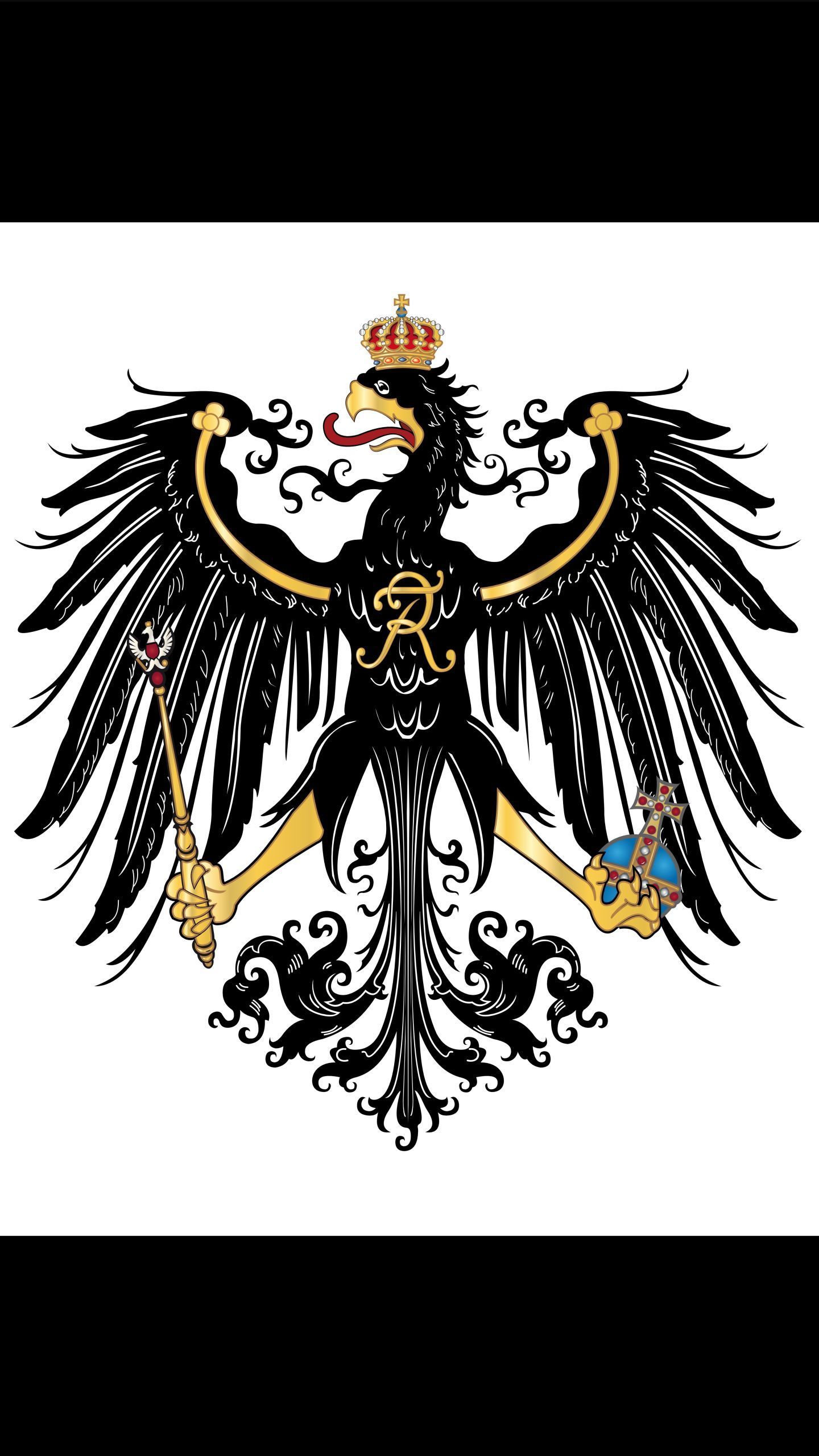 1440x2560 Download Flag Of Prussia wallpaper