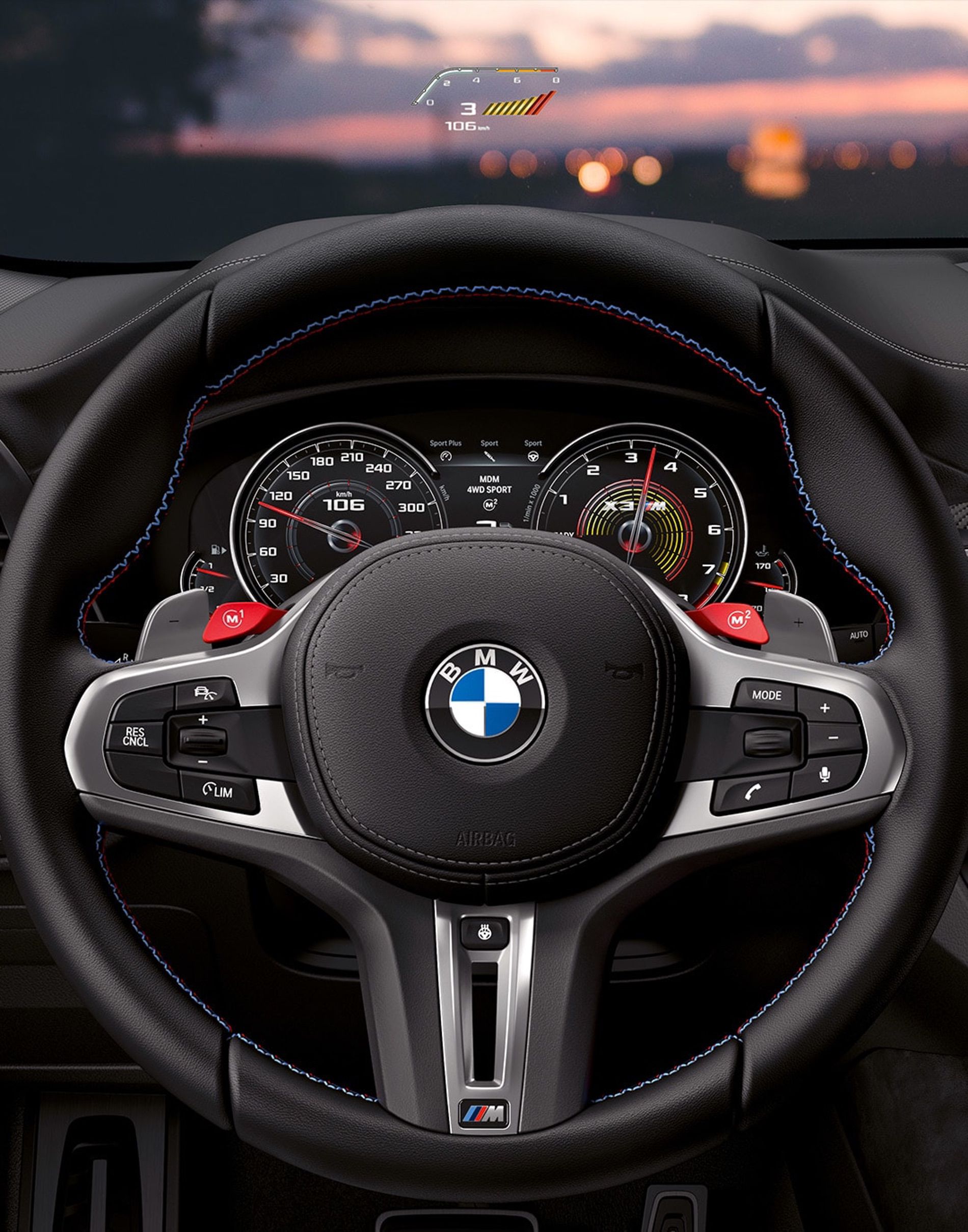 1900x2419 BMW Steering Wallpaper