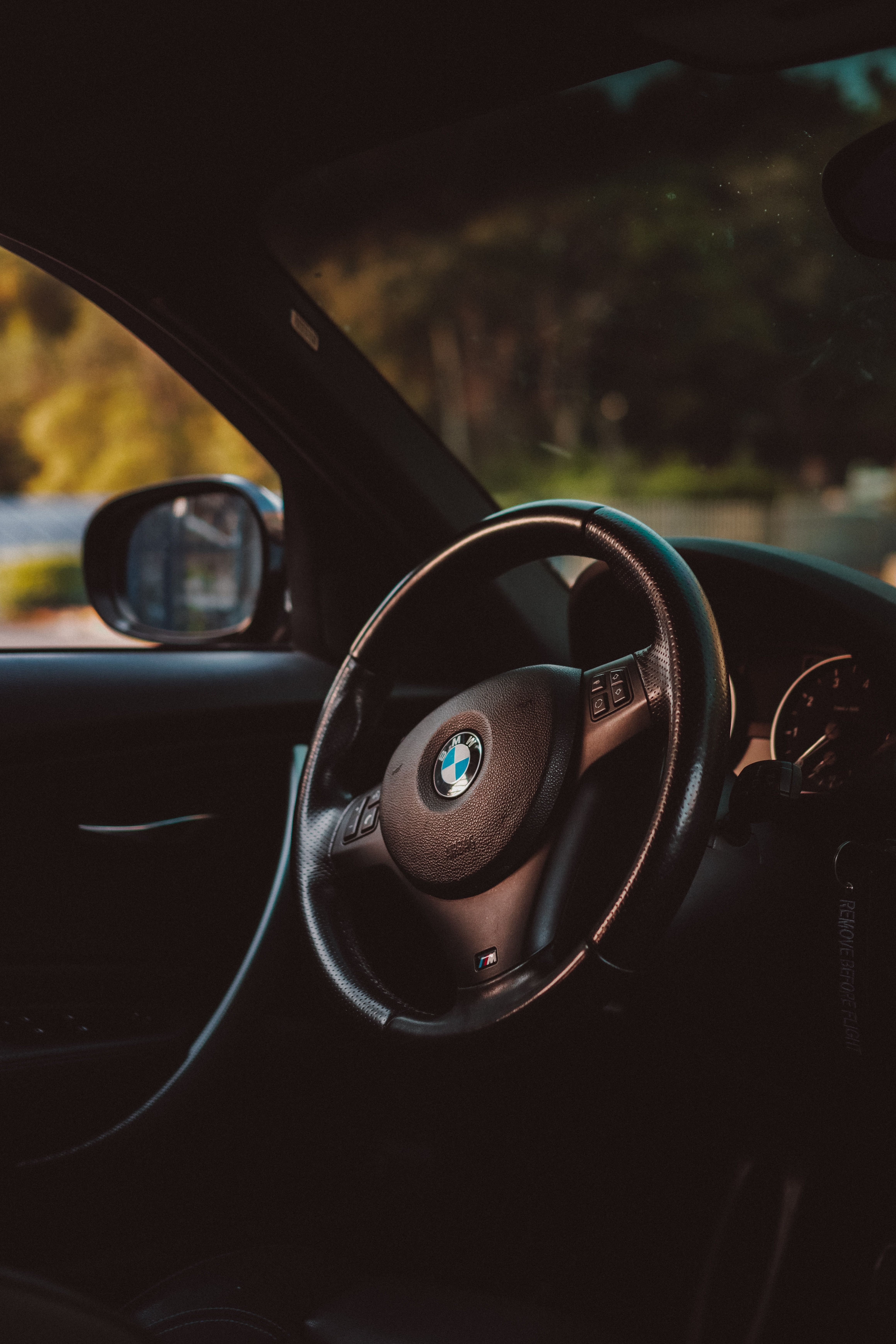 4640x6960 Mobile wallpaper: Steering Wheel, Bmw