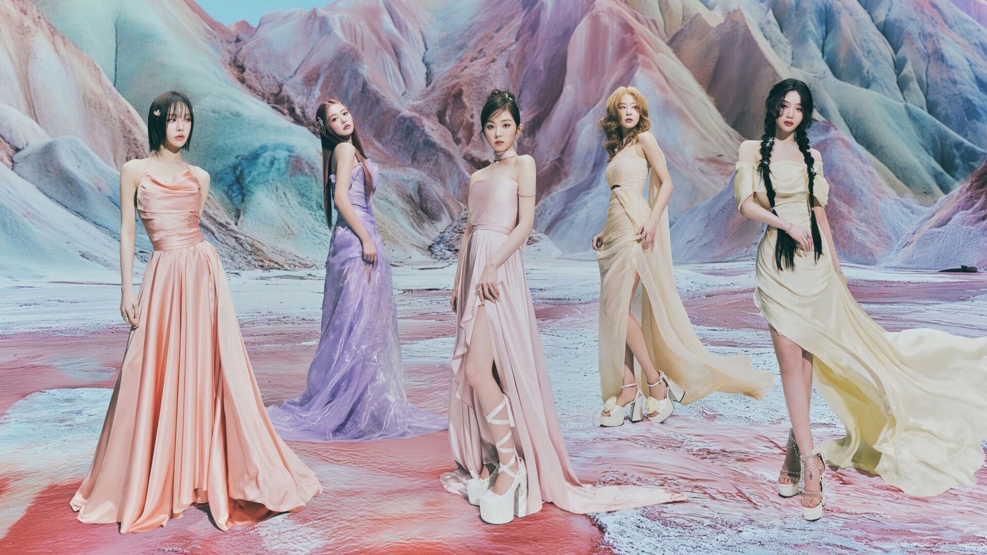1920x1080 Red Velvet Cosmic All Members Midnight