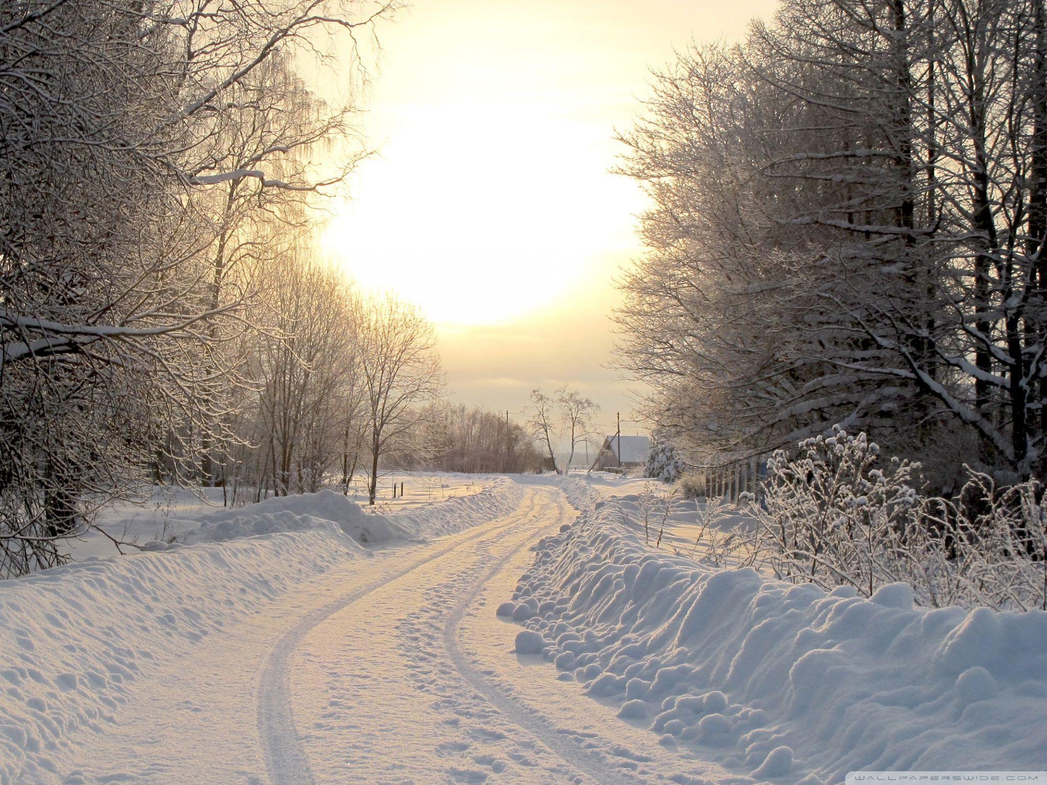 2048x1536 Country Winter Wallpaper