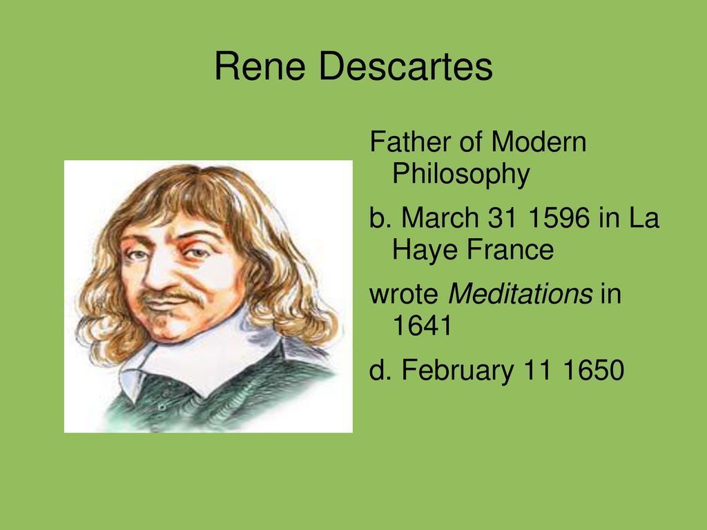 1024x768 Rene Descartes Father of Modern