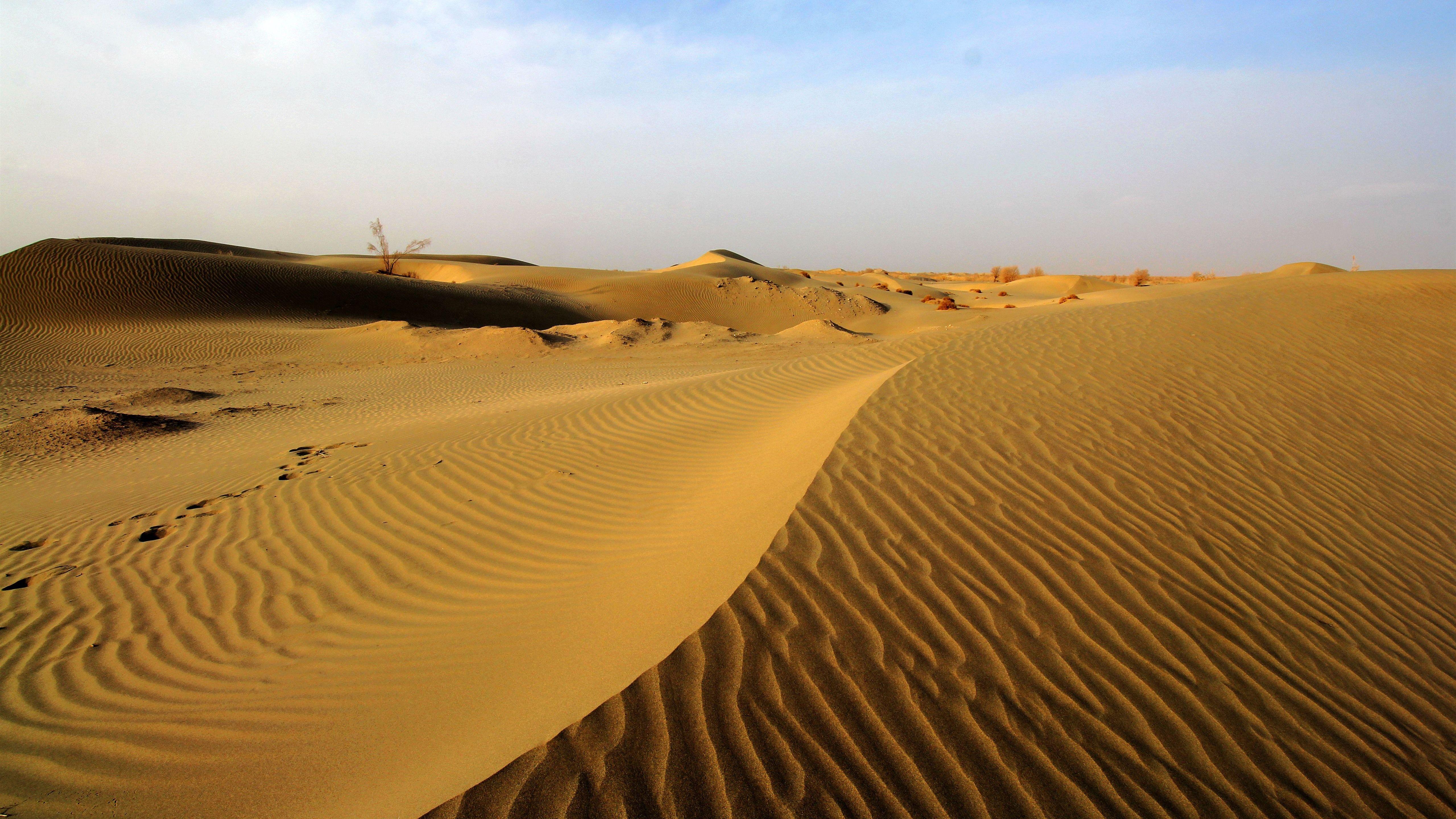 5120x2880 Wallpaper Taklamakan Desert, dune 5120x2880 UHD 5K Picture