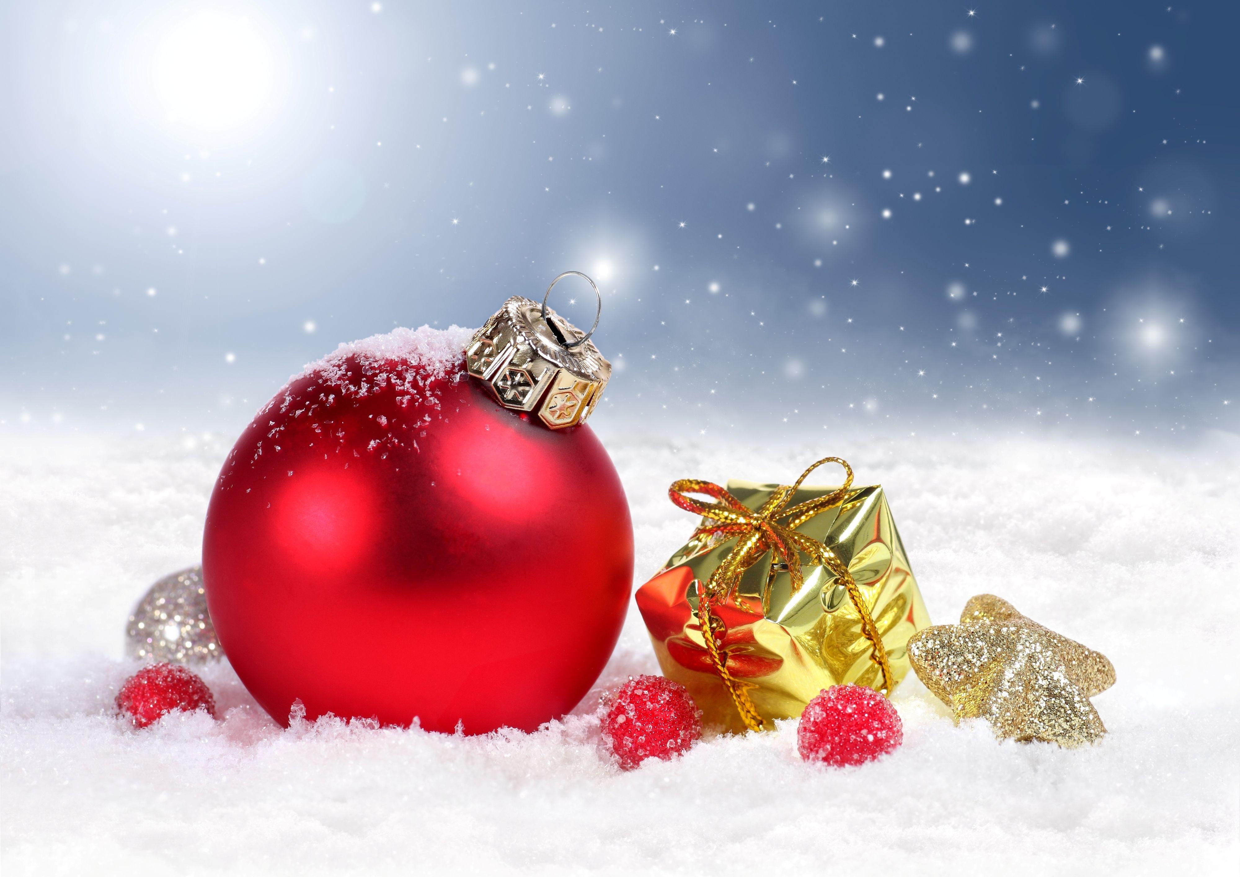 4000x2830 Wallpaper Christmas party, Snowfall, Winter snow, 4K