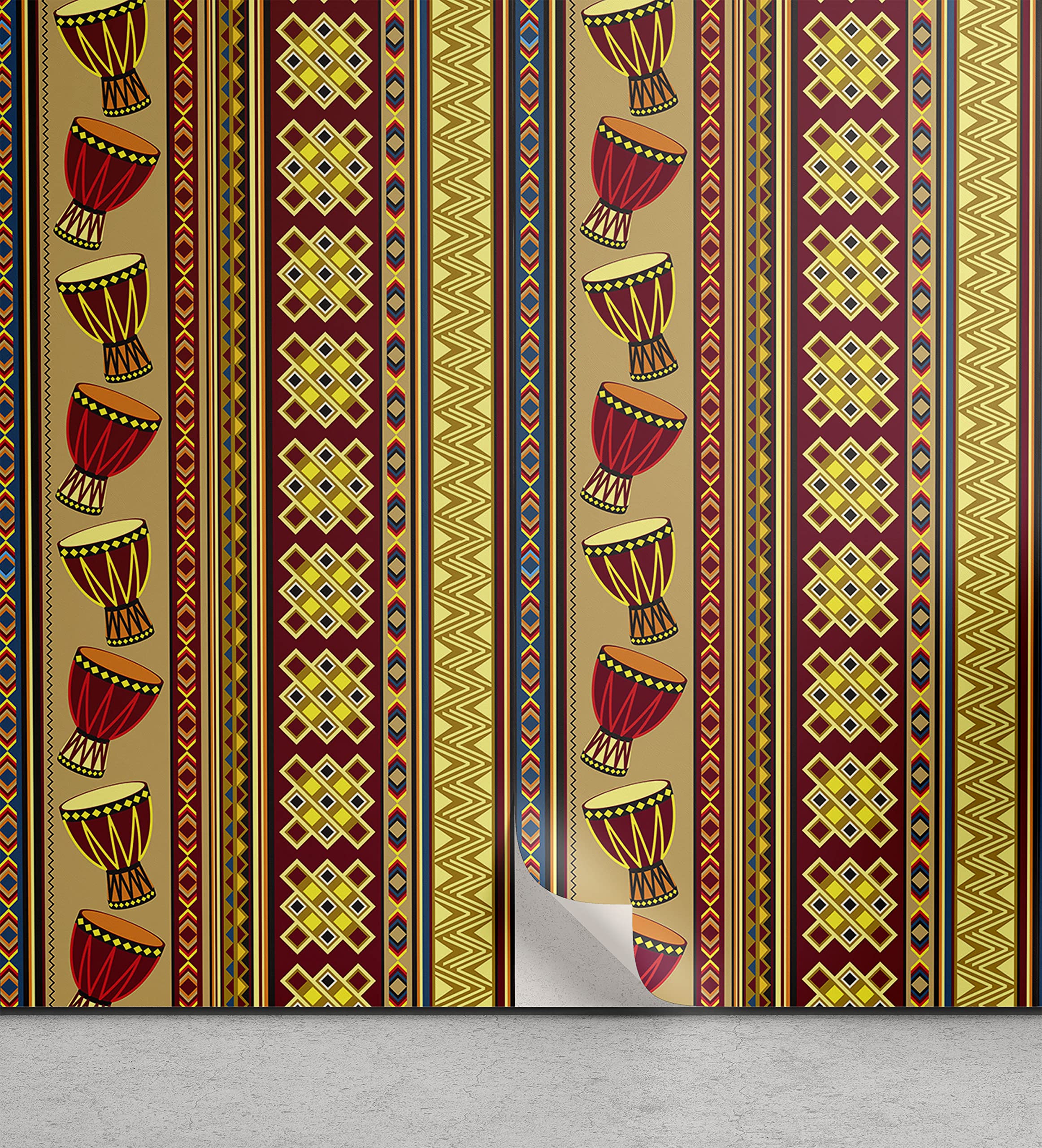 2324x2560 Ambesonne African Peel & Stick