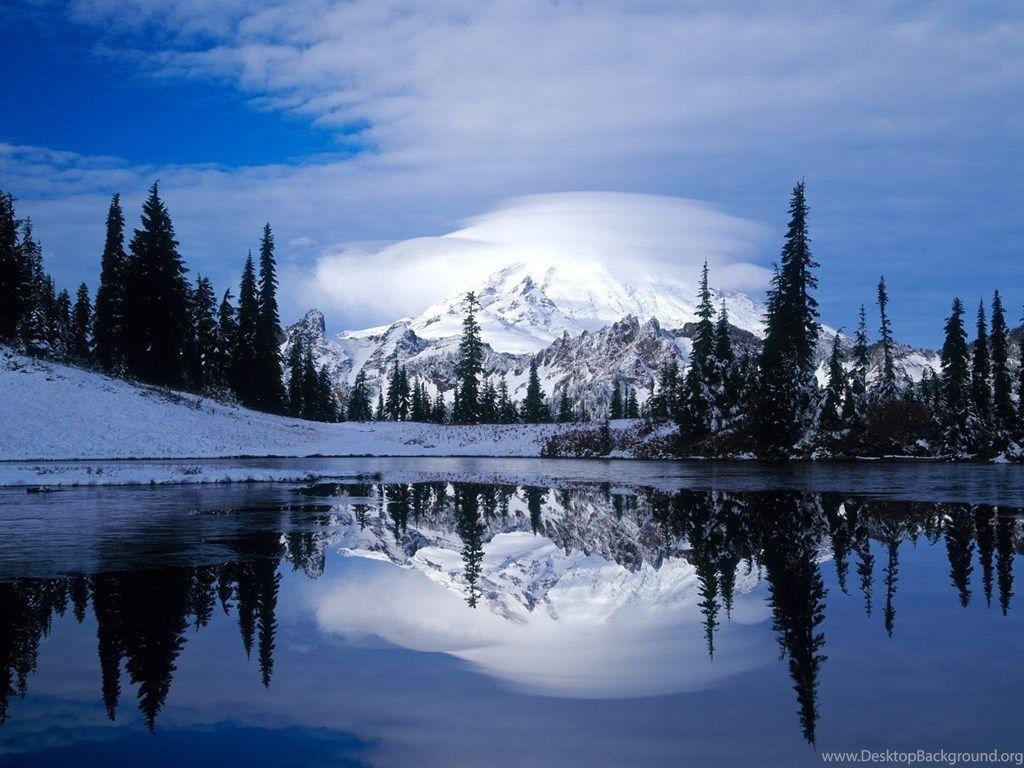 1024x768 Snowy Wallpaper Desktop Background