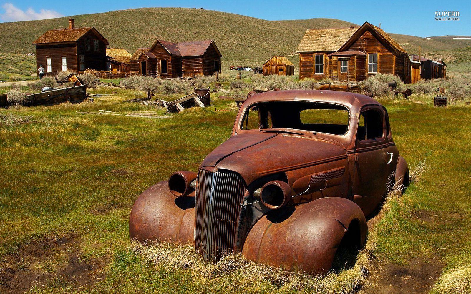 621 Top Rusty old car garage free wallpaper for Desktop Wallpaper