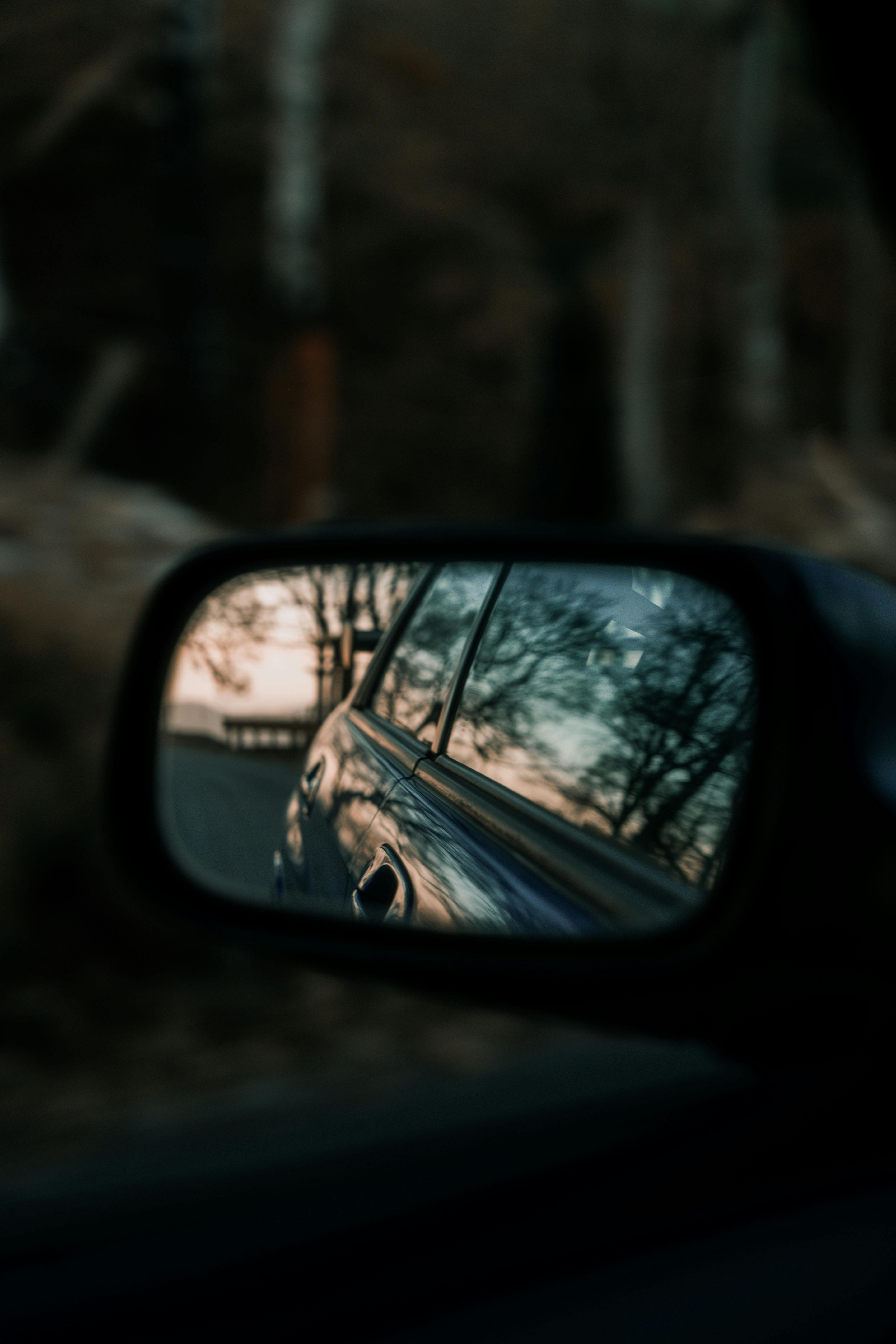 4672x7008 Car Reflection in Mirror · Free
