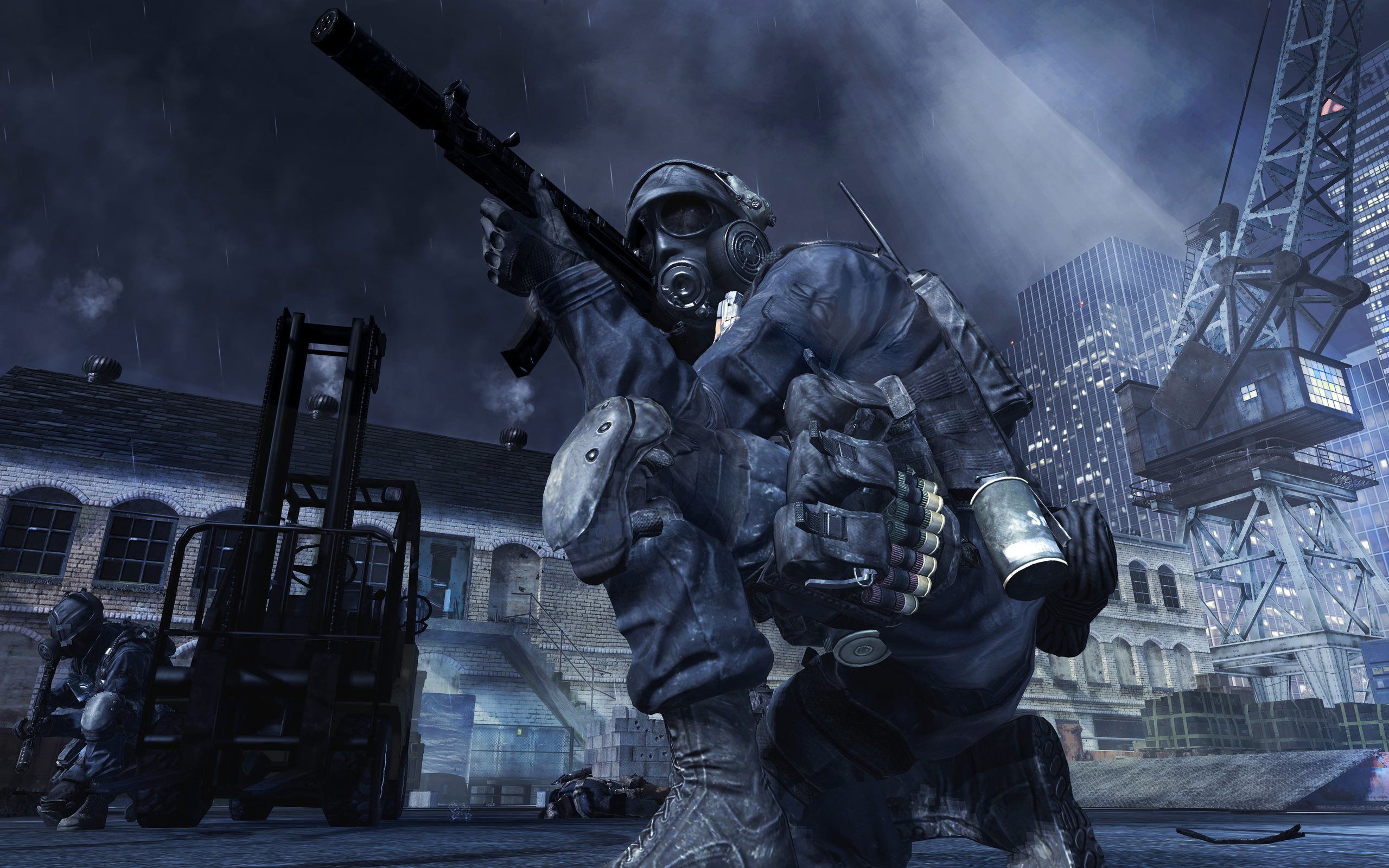 2560x1600 Wallpaper London, Marina, soldiers