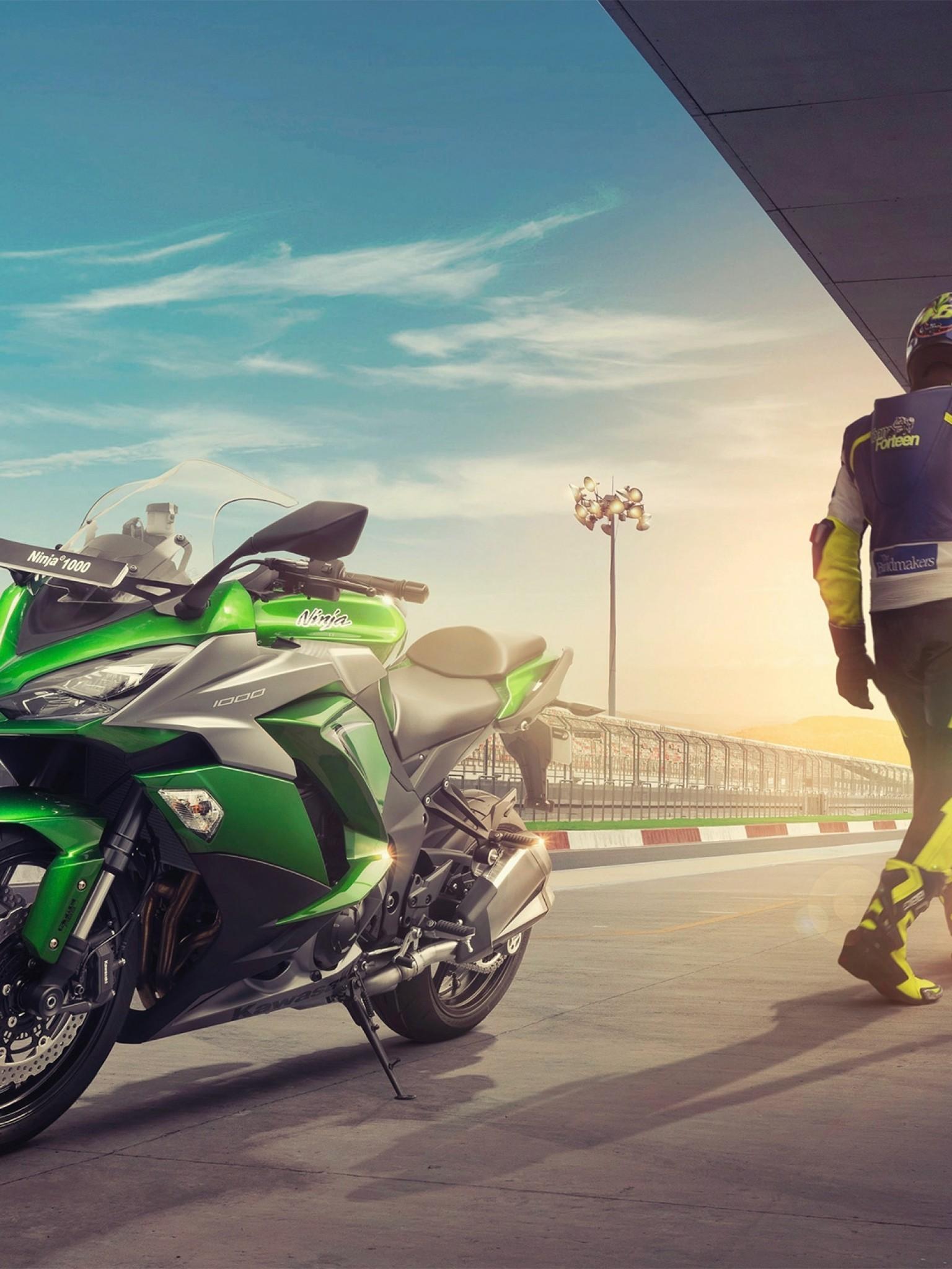 1536x2048 Kawasaki Ninja 1000 Wallpaper