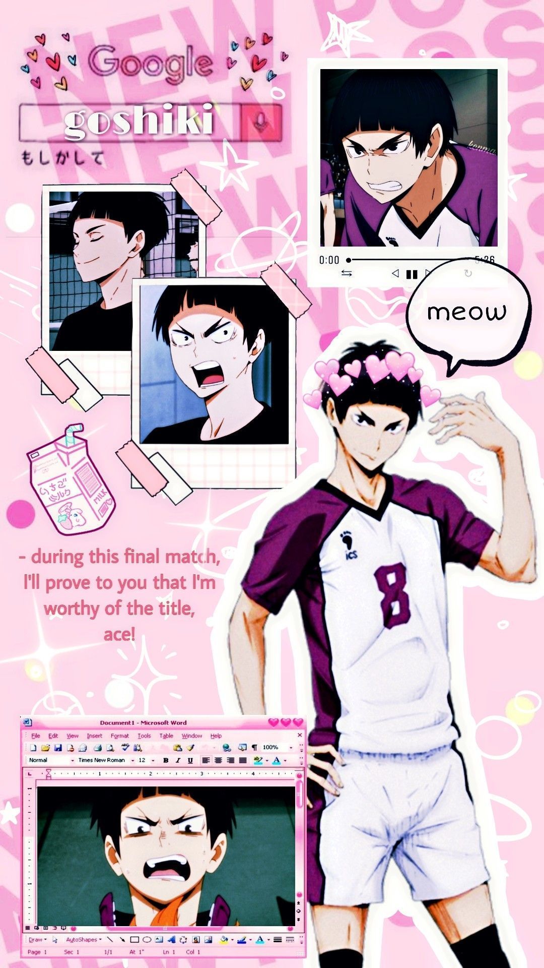 1080x1920 goshiki wallpaper haikyuu