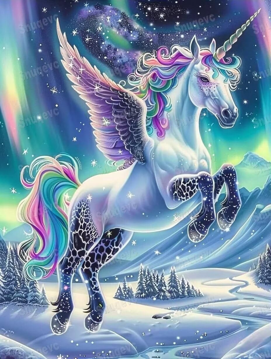 928x1232 Fantasy Unicorn Canvas Wall Art