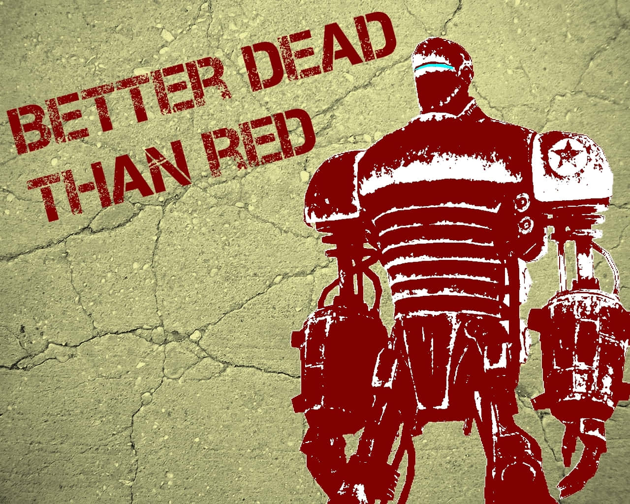 1280x1024 Liberty Prime Wallpaper