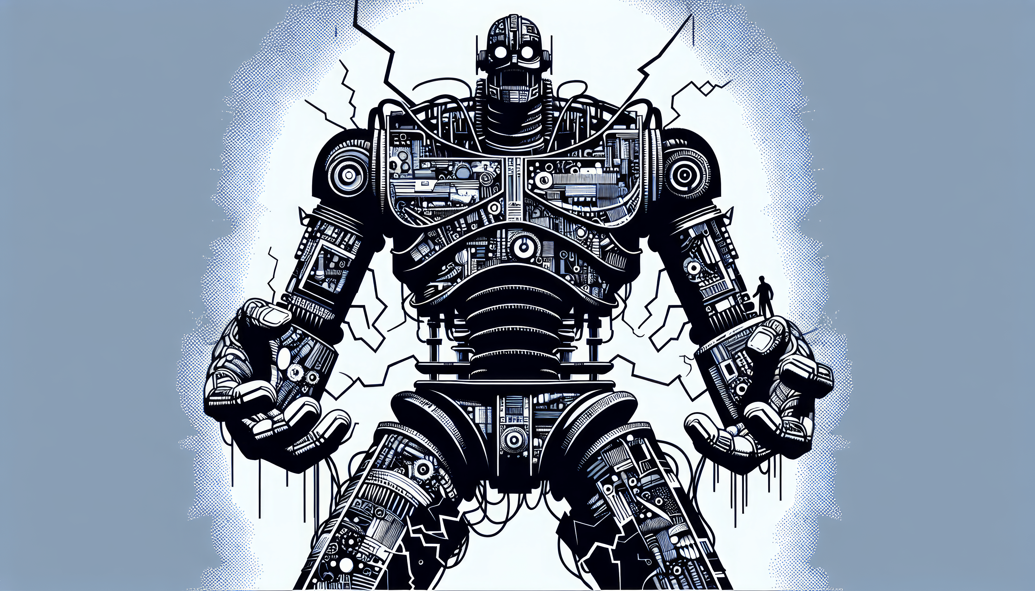 3584x2048 Megatron HD Wallpaper Charged