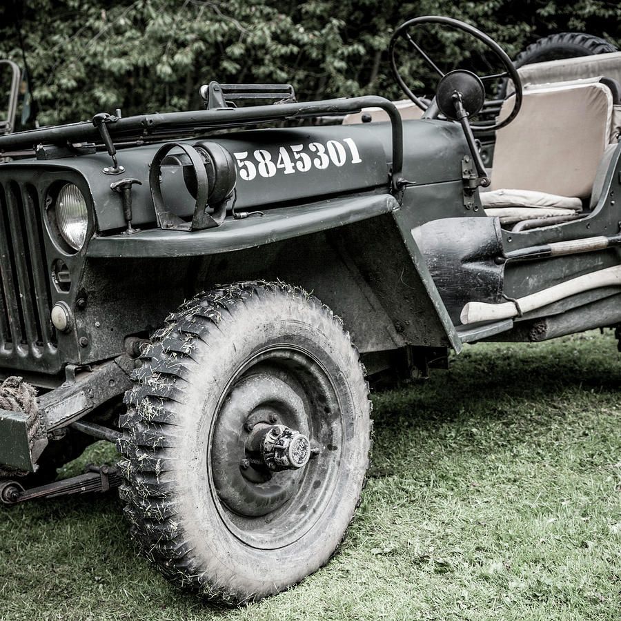 900x900 Willys Jeep 02 Photograph