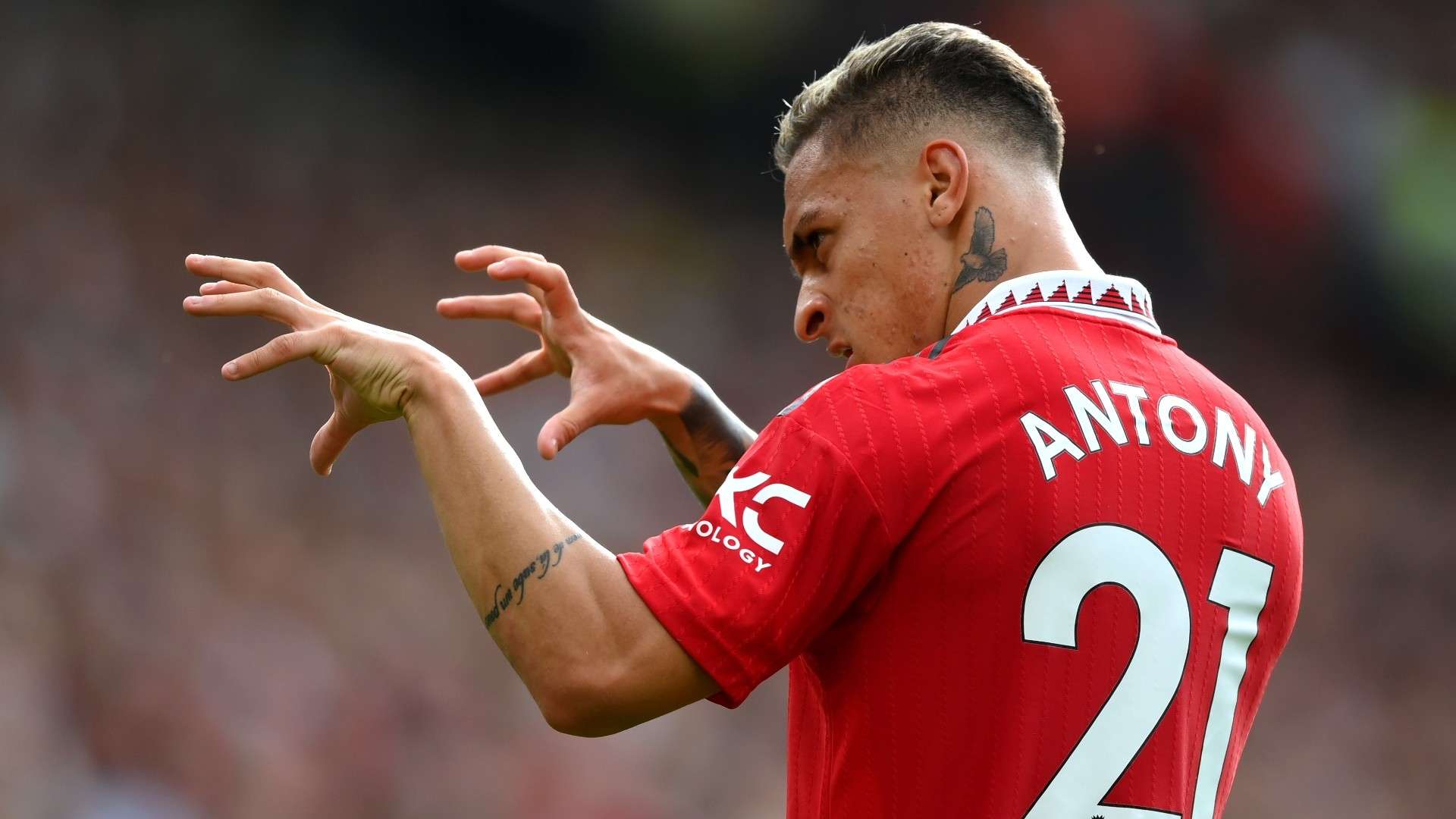 1920x1080 Man Utd's big cat! Antony explains goal
