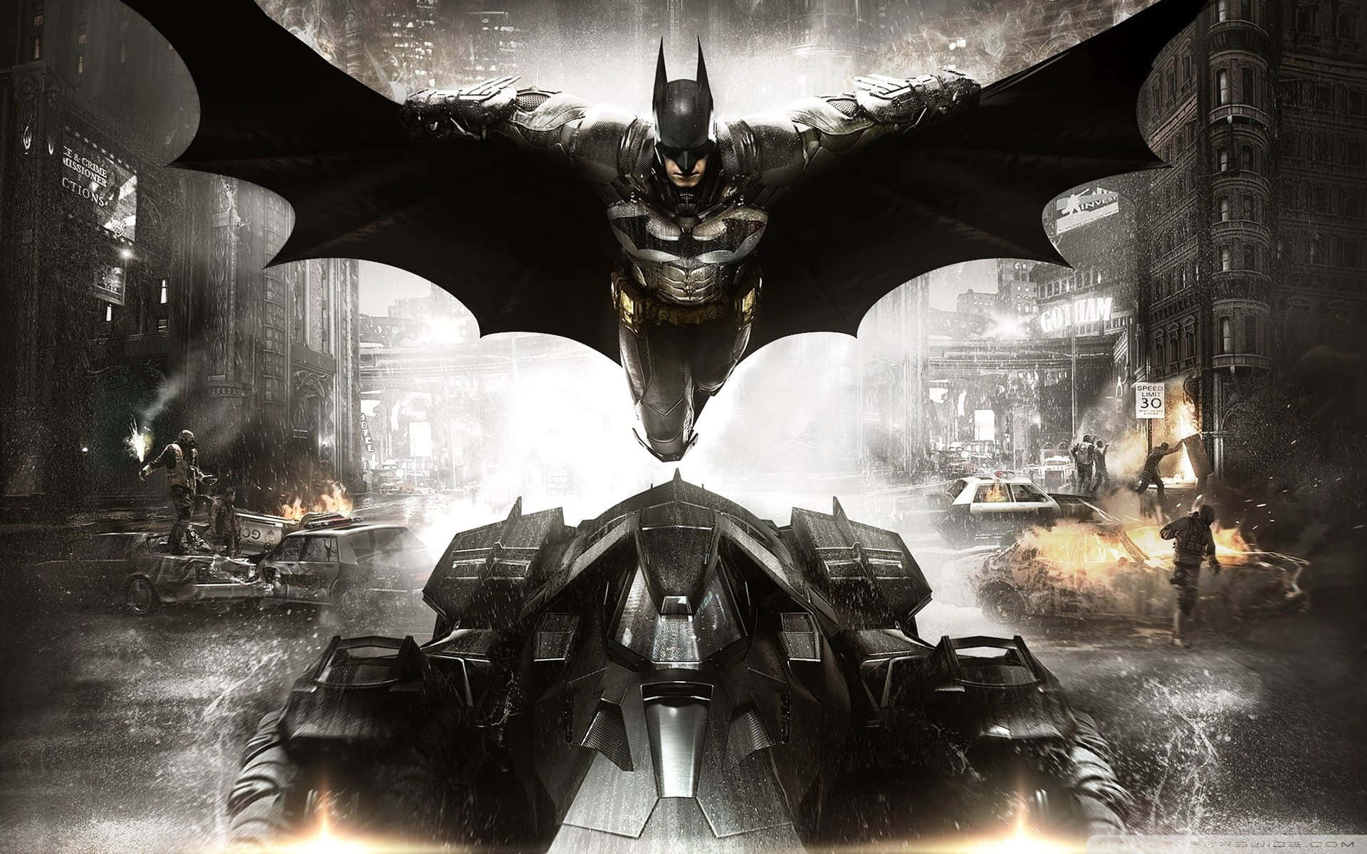 1920x1200 Arkham Knight 4k Wallpaper