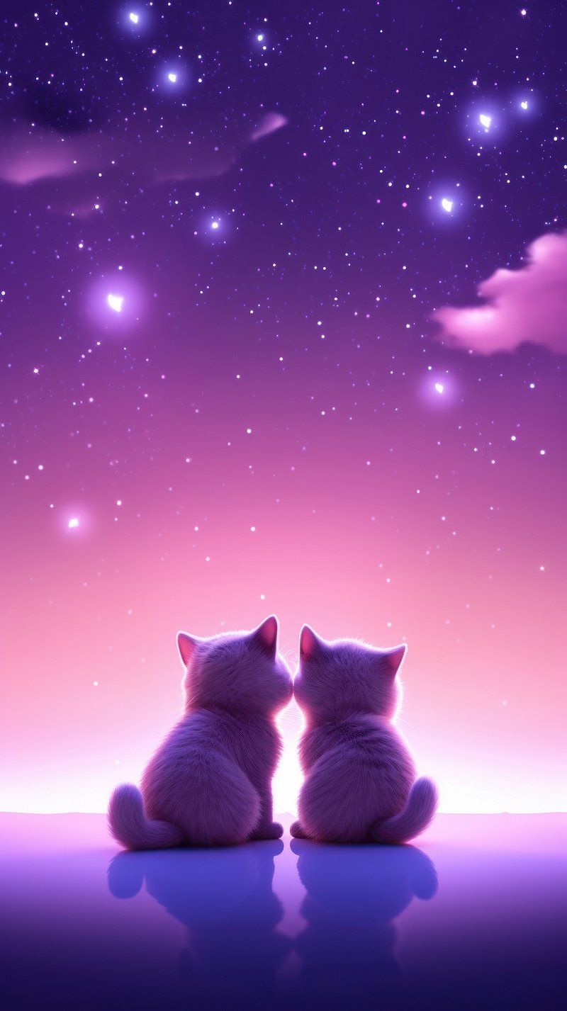 800x1427 Cute Cat Wallpaper Image. Free Photo