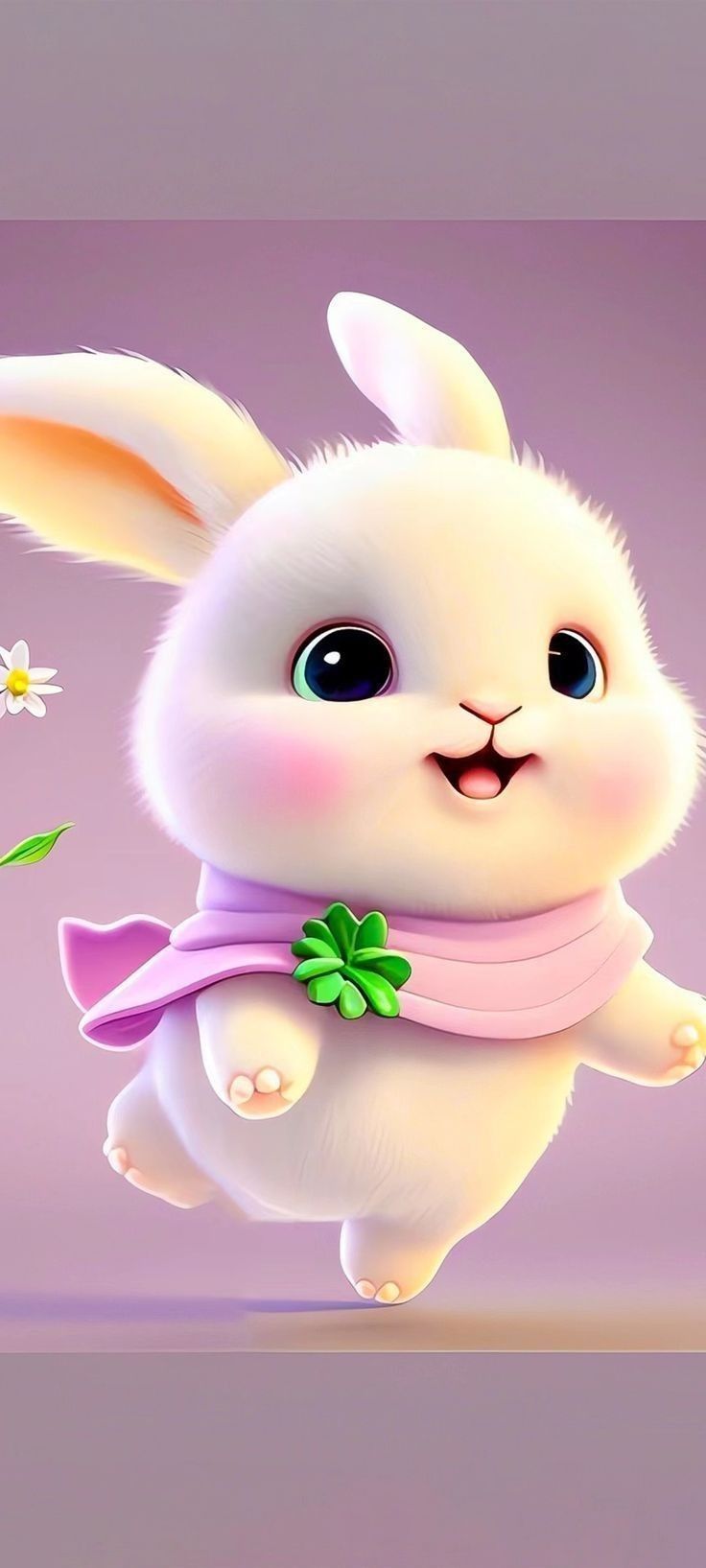 736x1635 Bunny Wallpaper