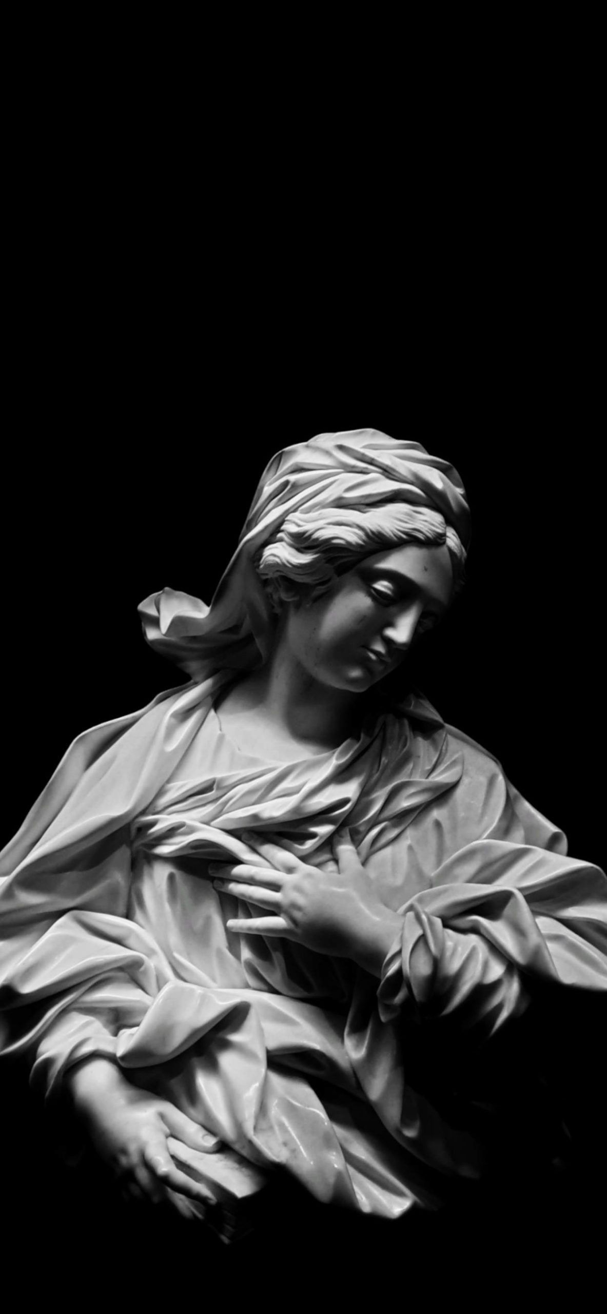 1183x2560 iPhone Wallpaper Sculpture