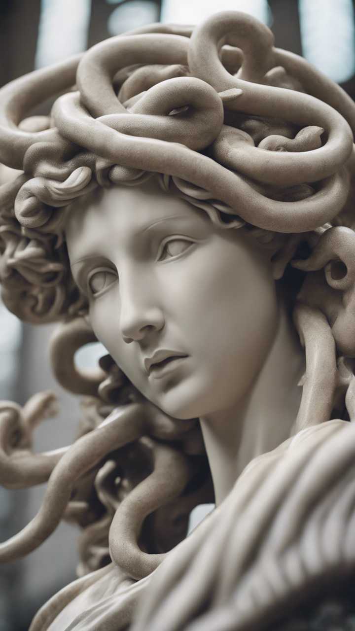720x1280 Medusa in a classic Greek style