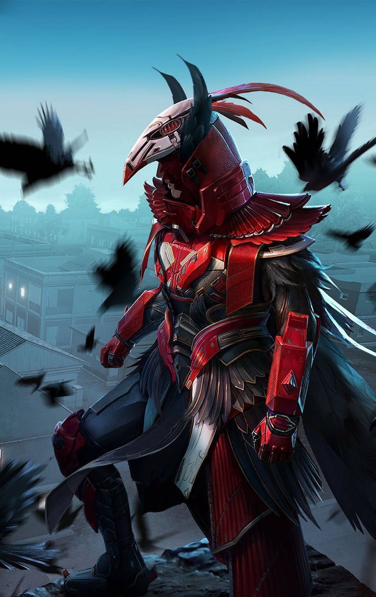 1211x1920 Download PUBG Blood Raven X Suit 4k Wallpaper