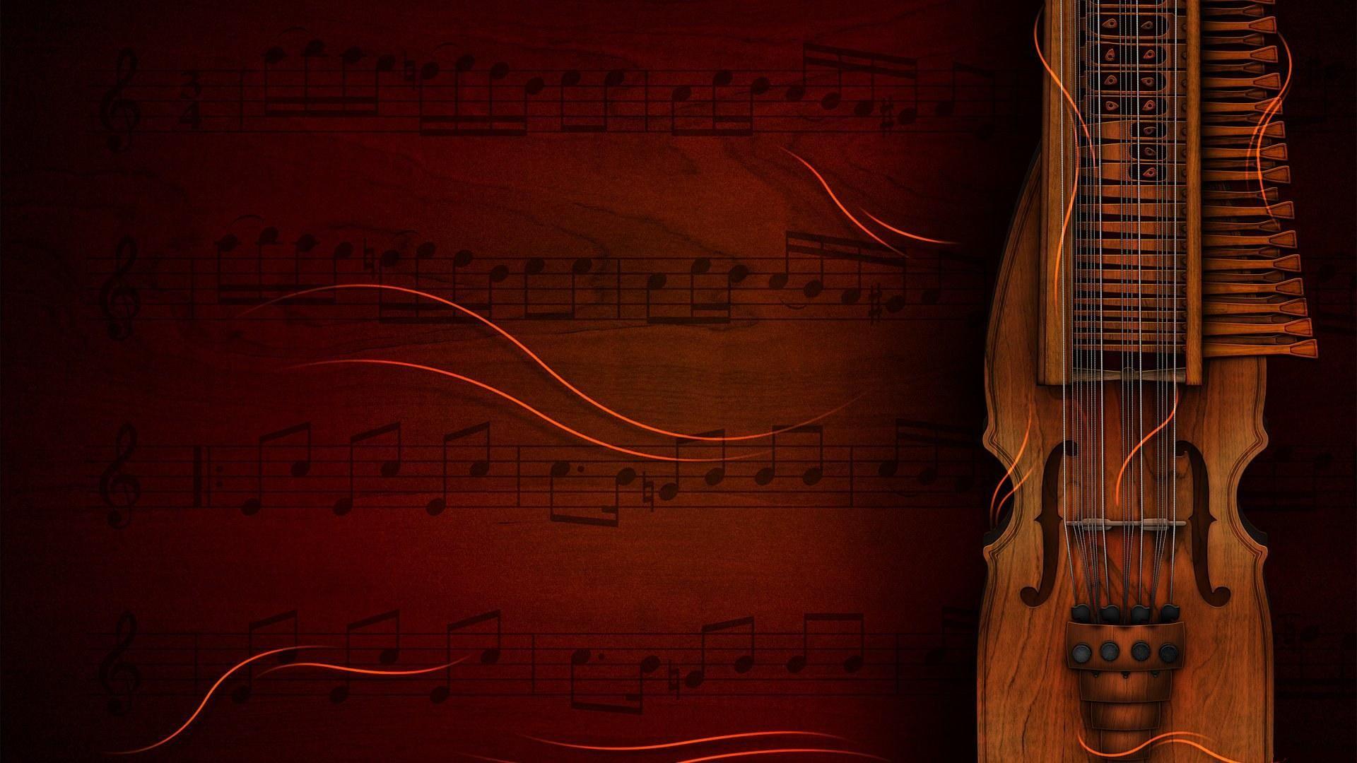 1920x1080 Desktop Wallpaper Musical Instruments