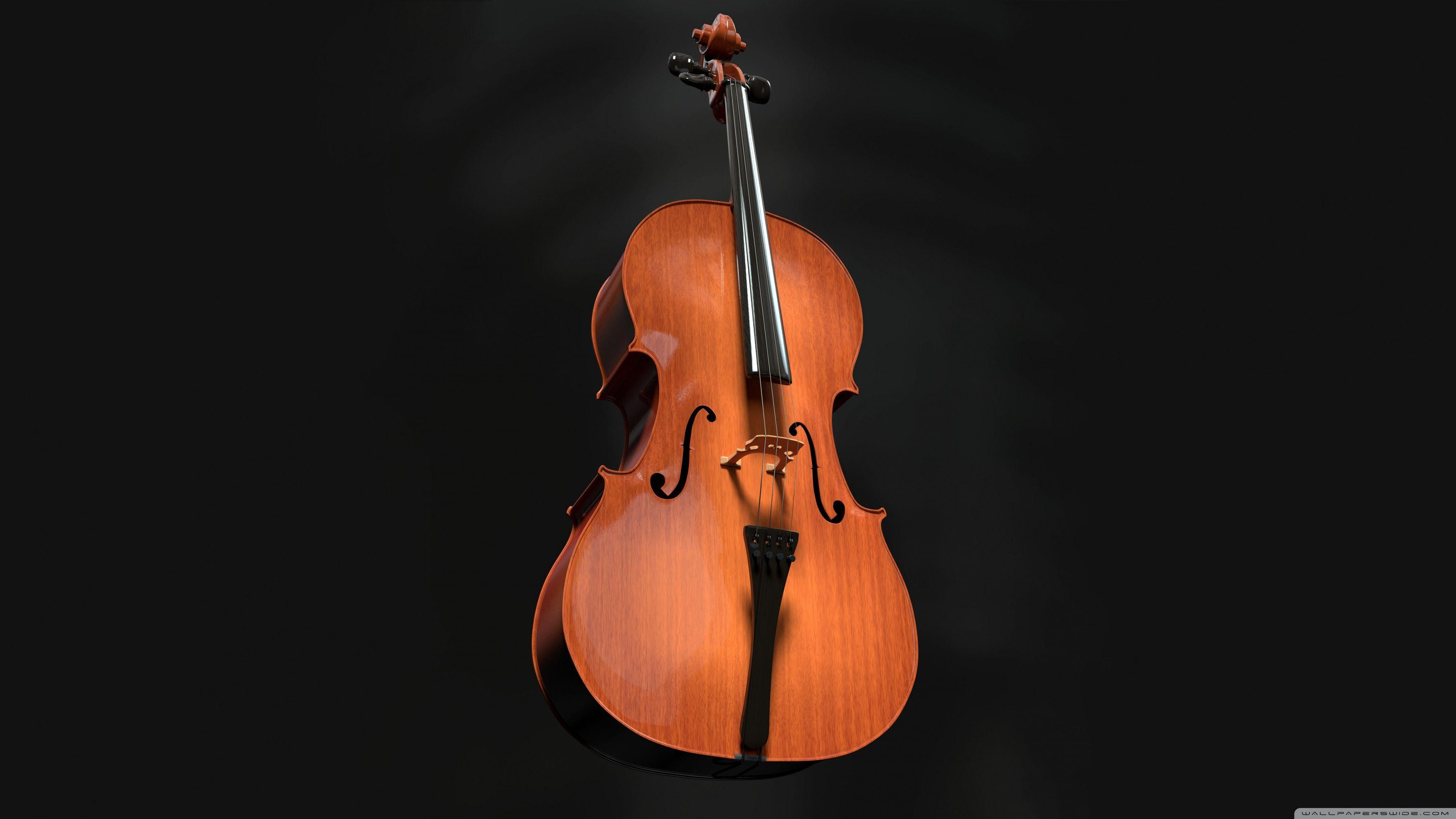 3554x1999 Cello Musical Instrument ❤ 4K HD Desktop Wallpaper for 4K