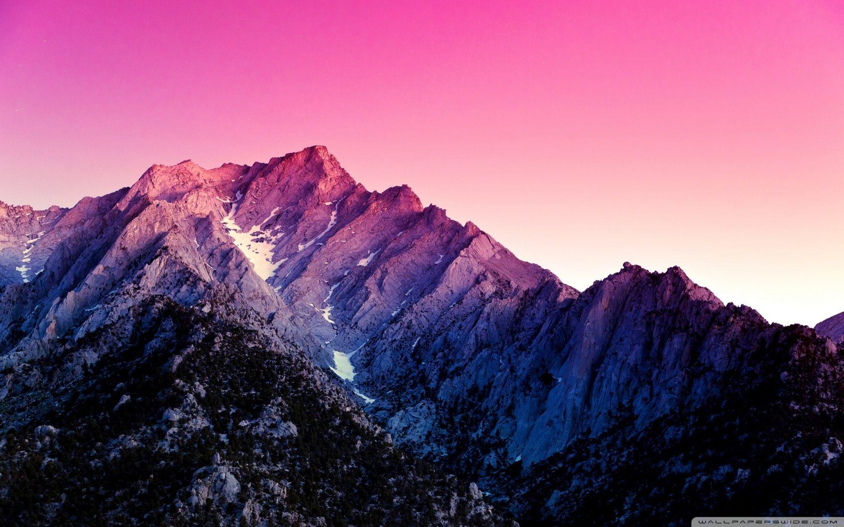 1680x1050 Android 4.4 Mountains ❤ 4K HD Desktop Wallpaper for 4K Ultra HD TV