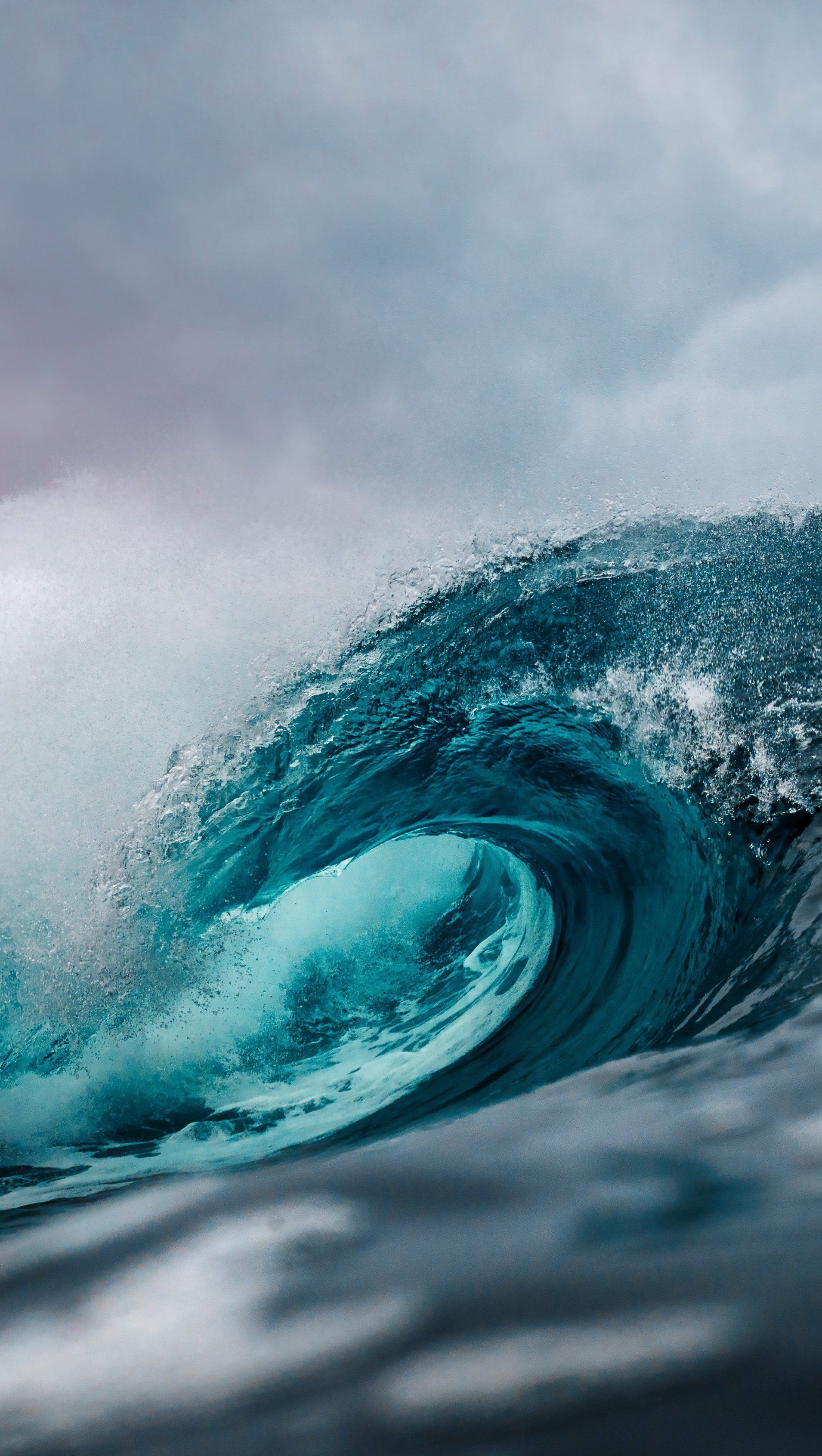 1910x3384 Big ocean wave Wallpaper for iPhone