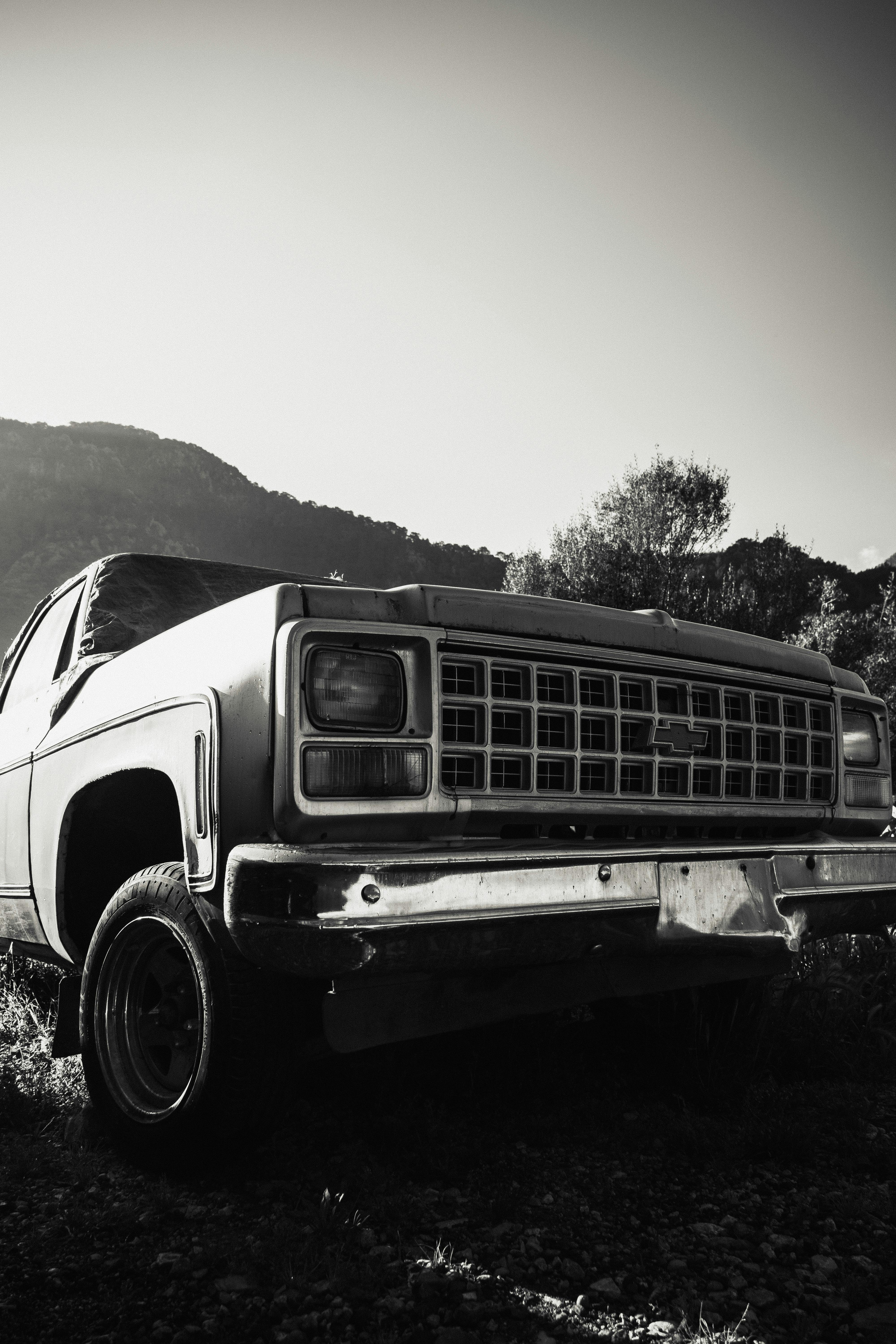 4000x6000 Chevrolet Pickup Truck on Grass · Free
