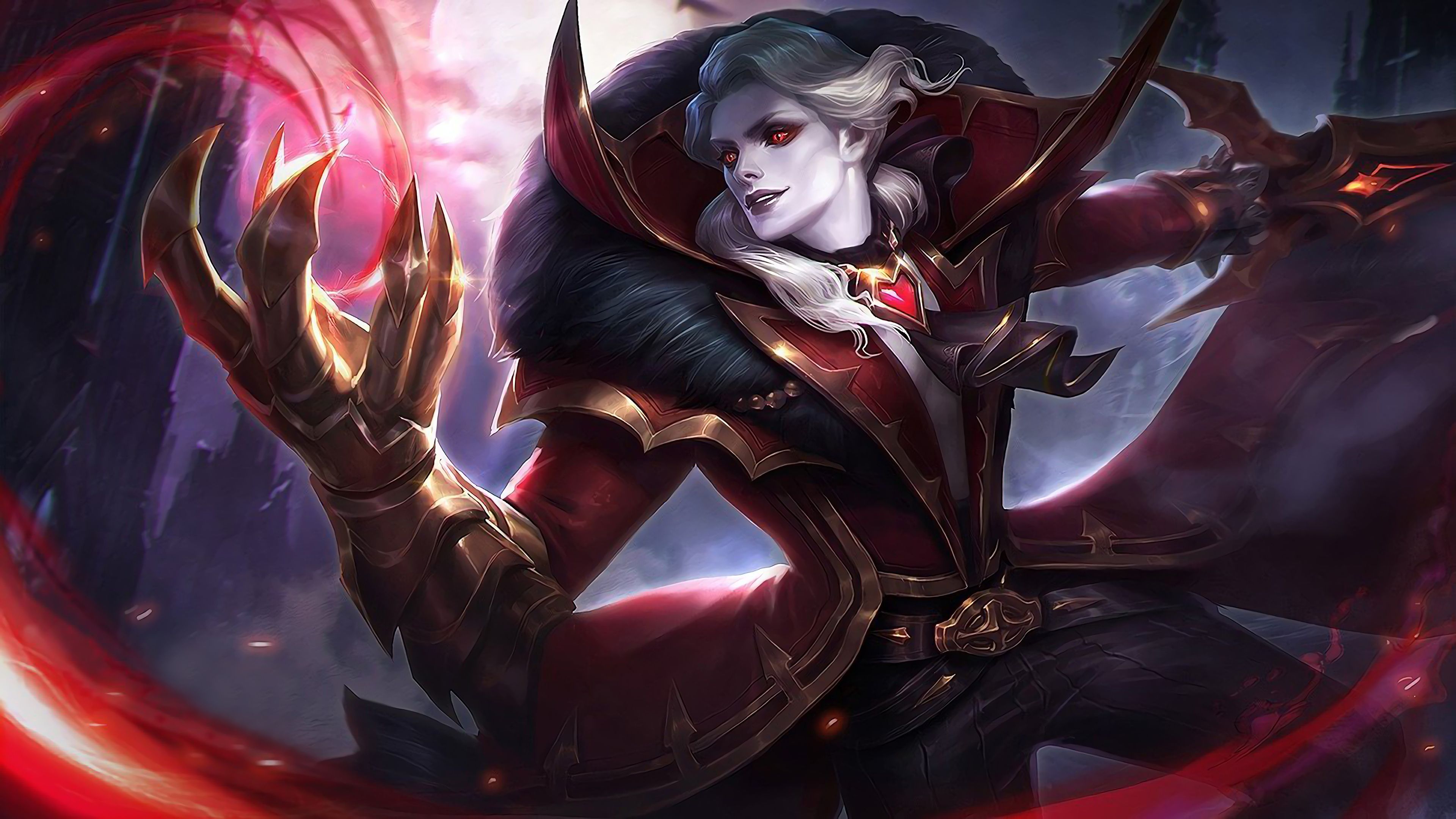 3840x2160 Alucard Viscount Skin Mobile Legends 4K