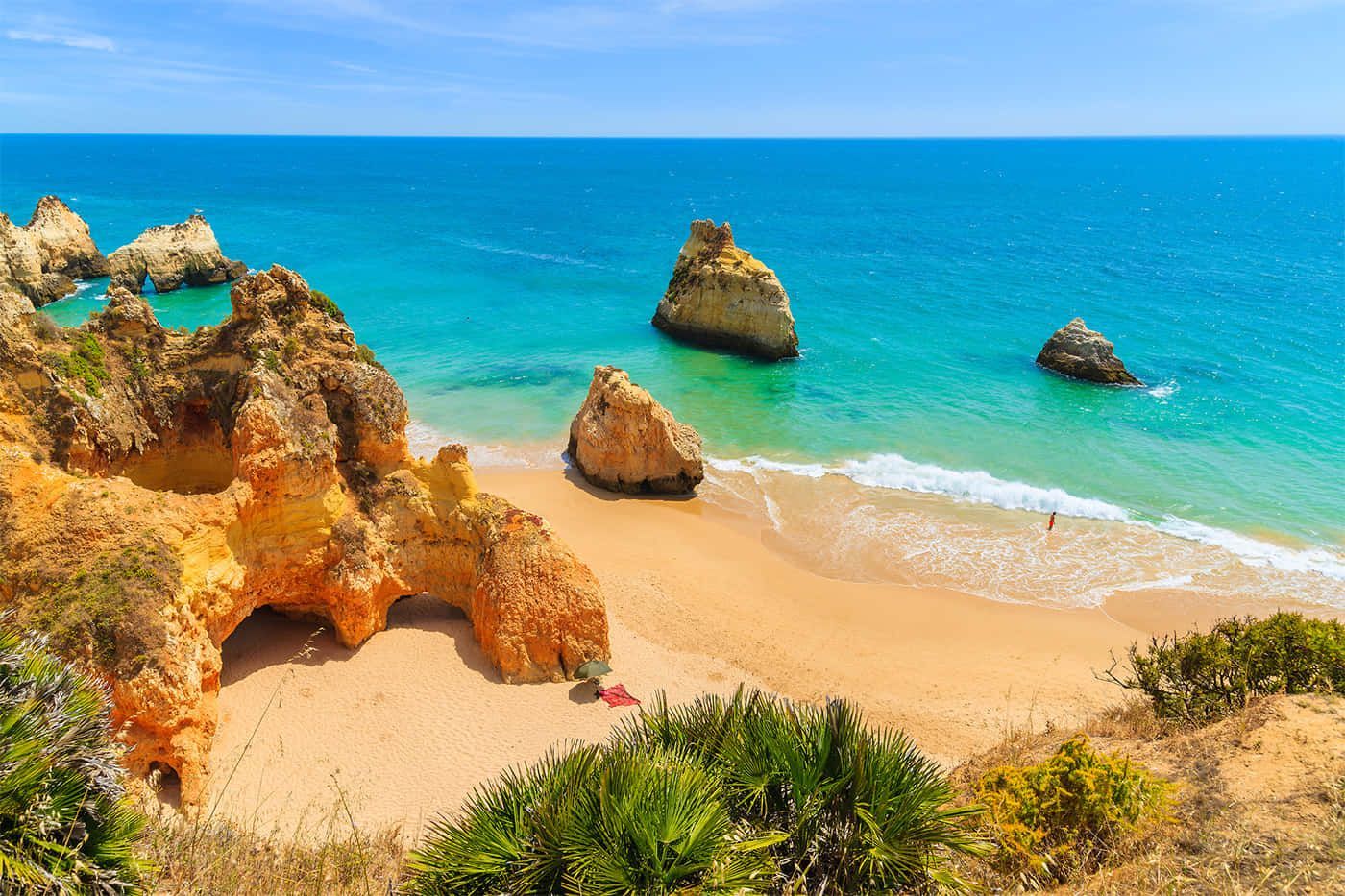 1400x933 Portuguese Beach Wallpaper
