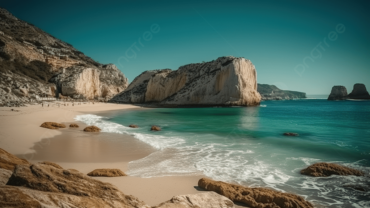 1200x673 Beach Near Cliffs Of Portugal