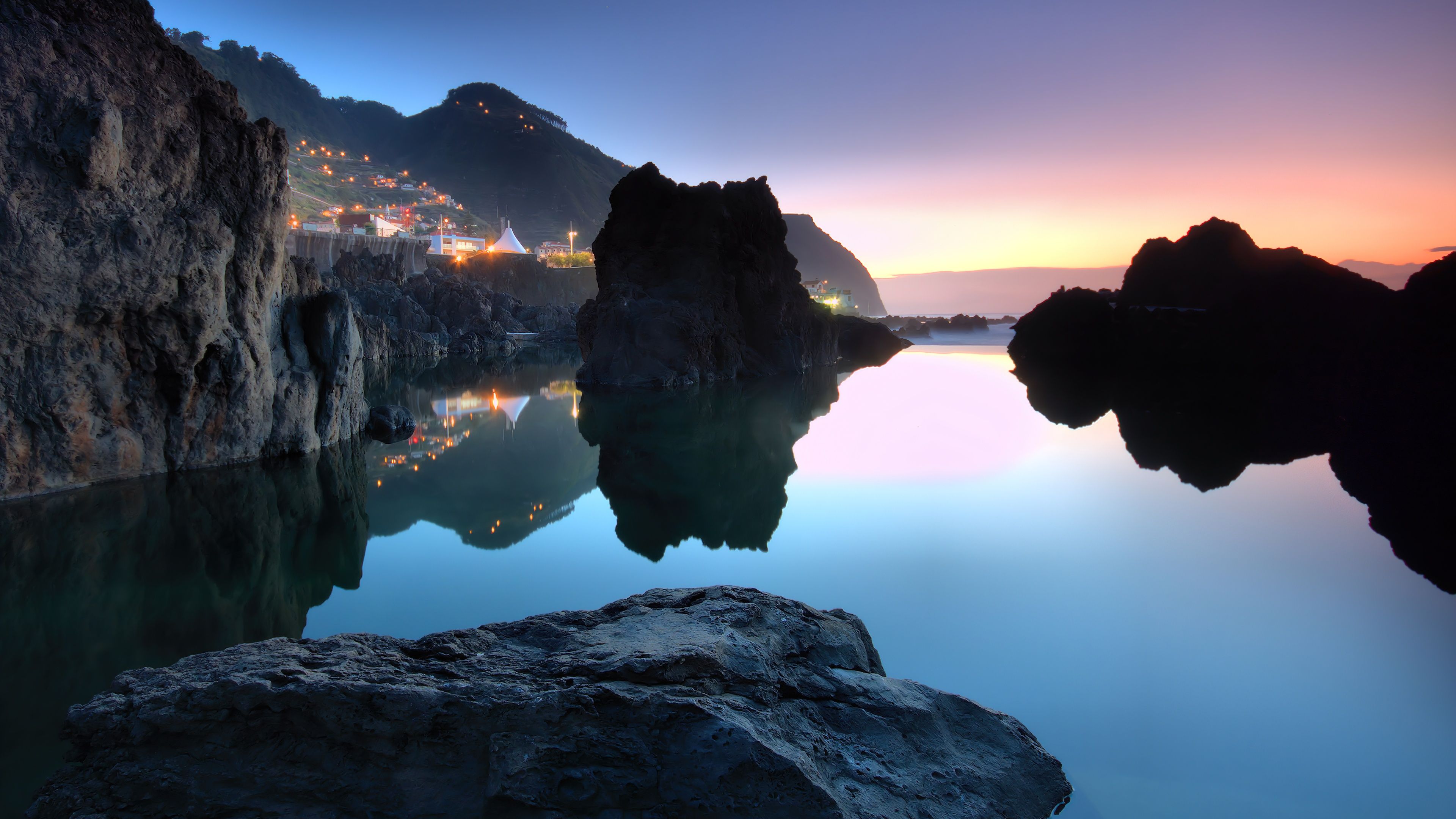 3840x2160 Porto Moniz Wallpaper 4K, Portugal